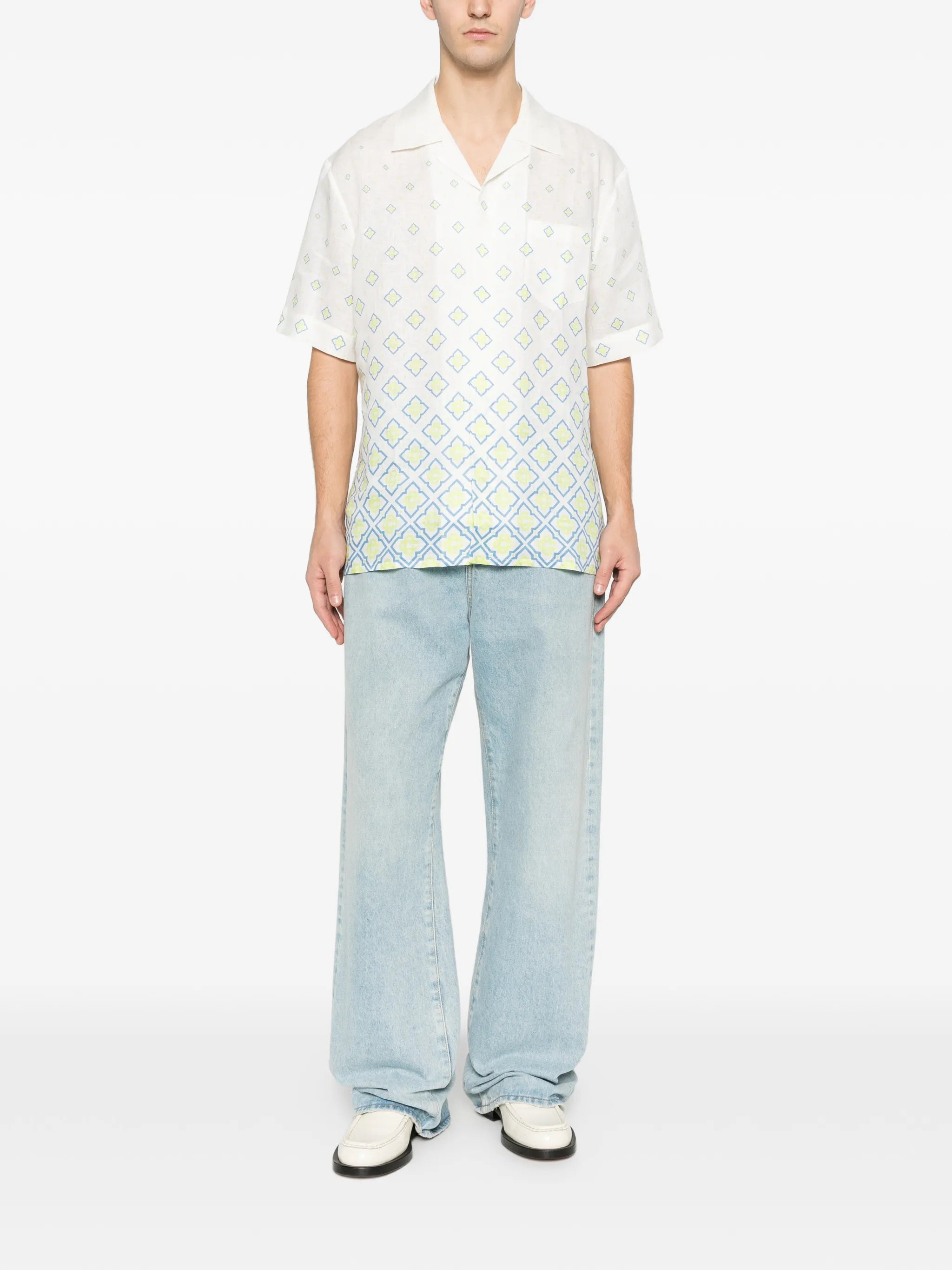 monogram short-sleeve shirt