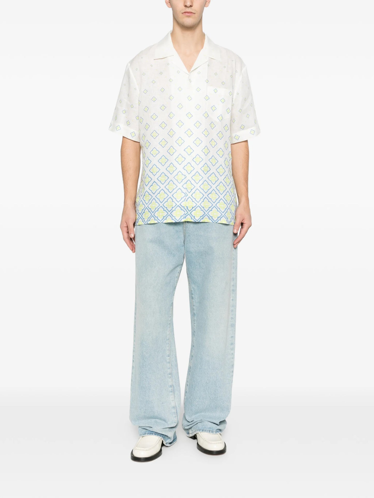 monogram short-sleeve shirt