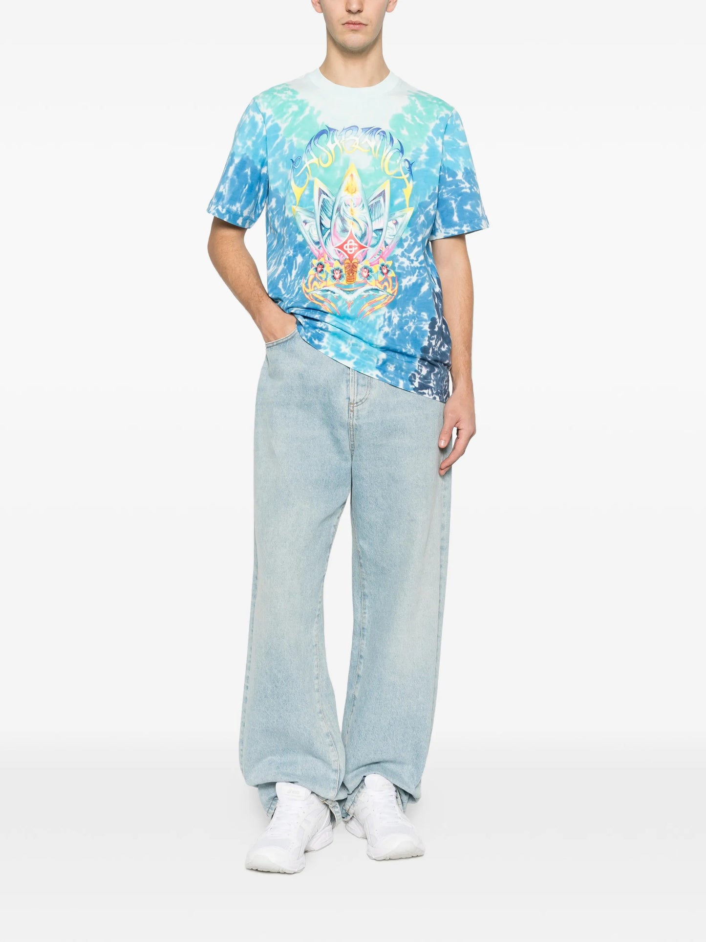Surf Lotus tie-dye T-shirt