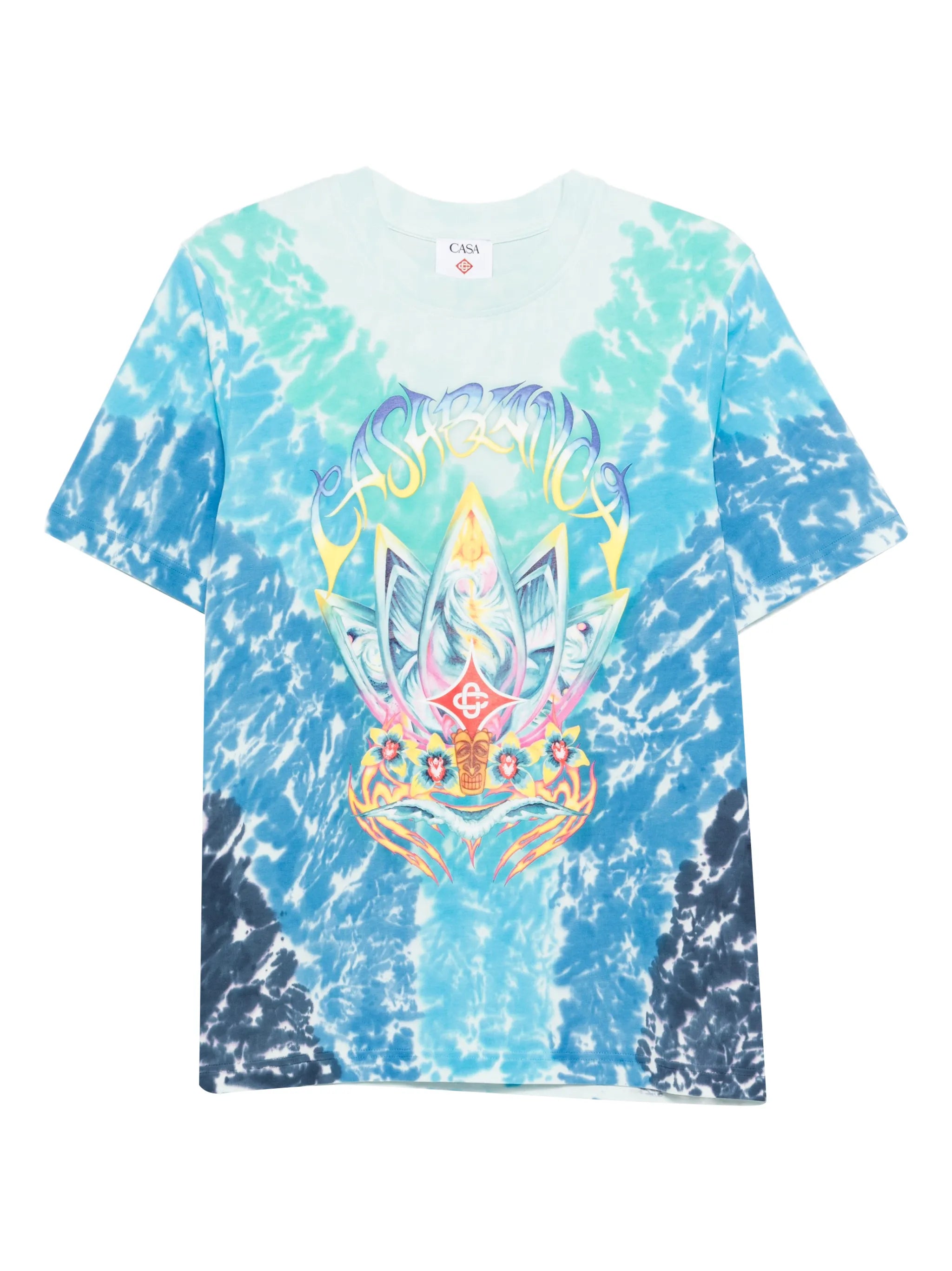 Surf Lotus tie-dye T-shirt