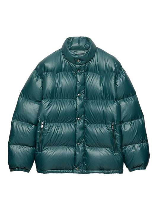 triangle-logo padded jacket