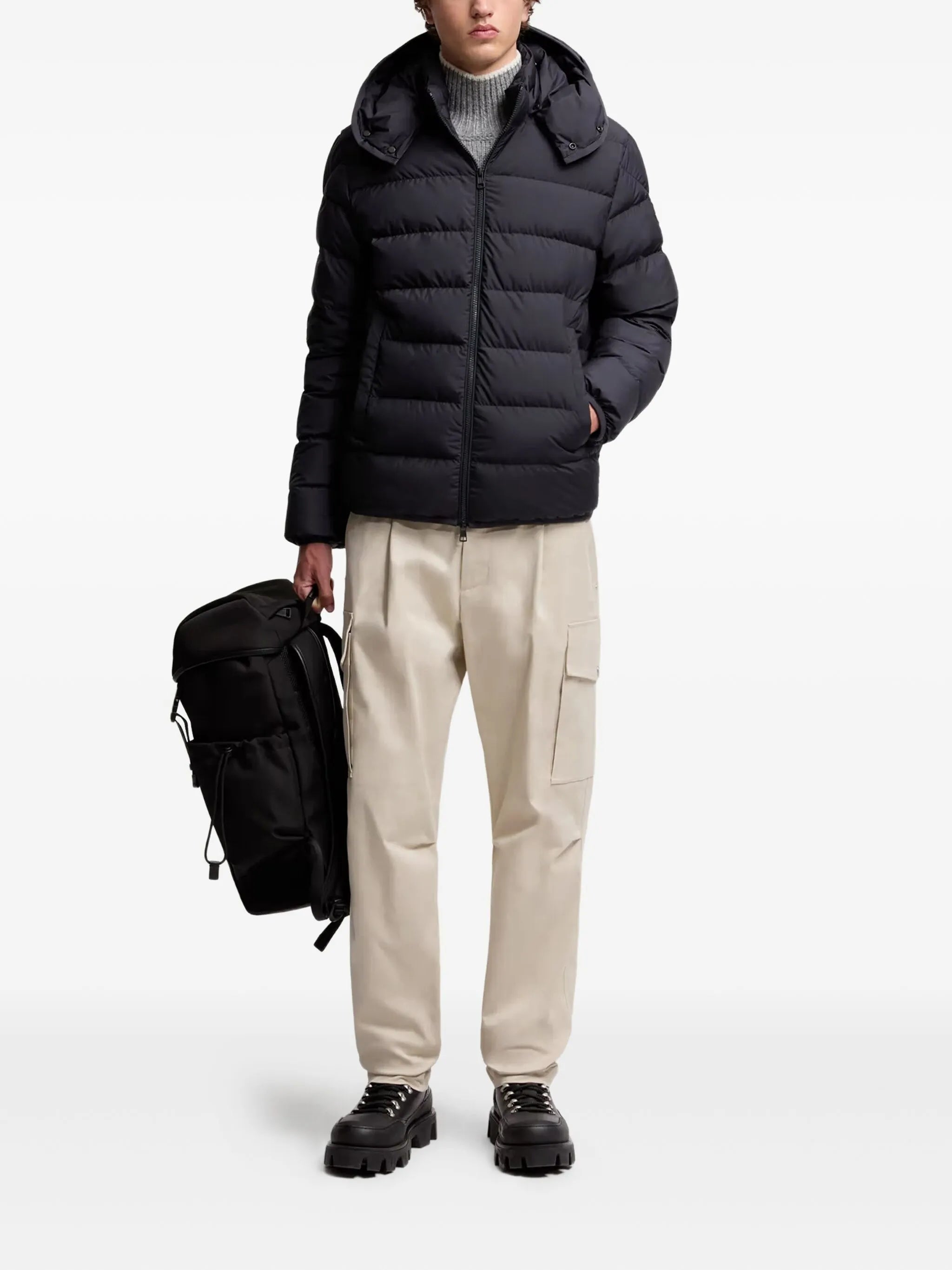 Montbrocq hooded quilted jacket