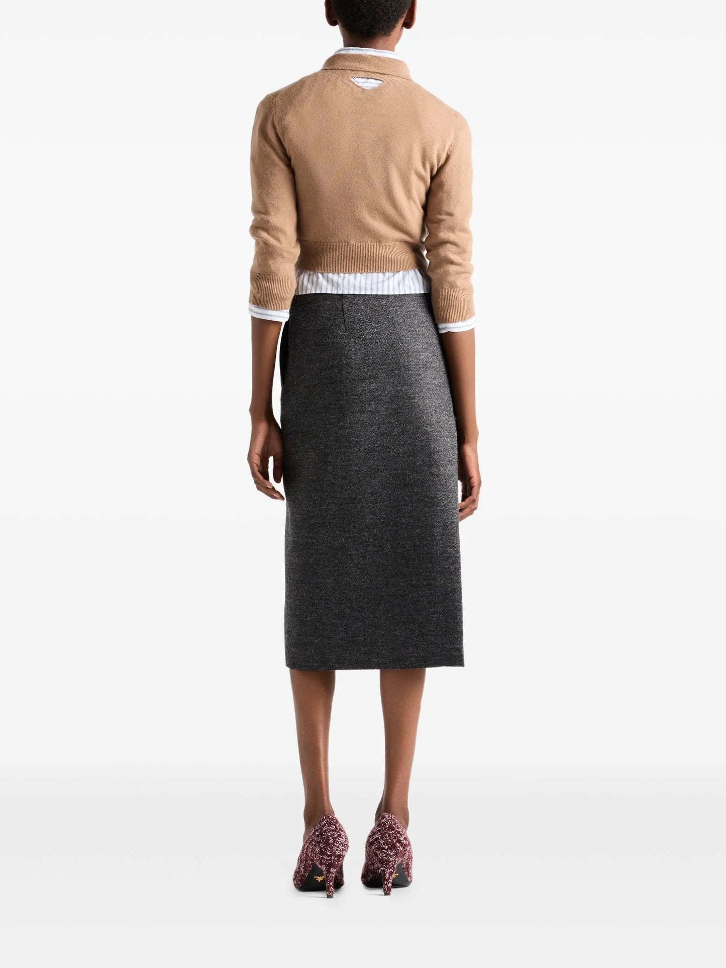 cashmere polo sweater