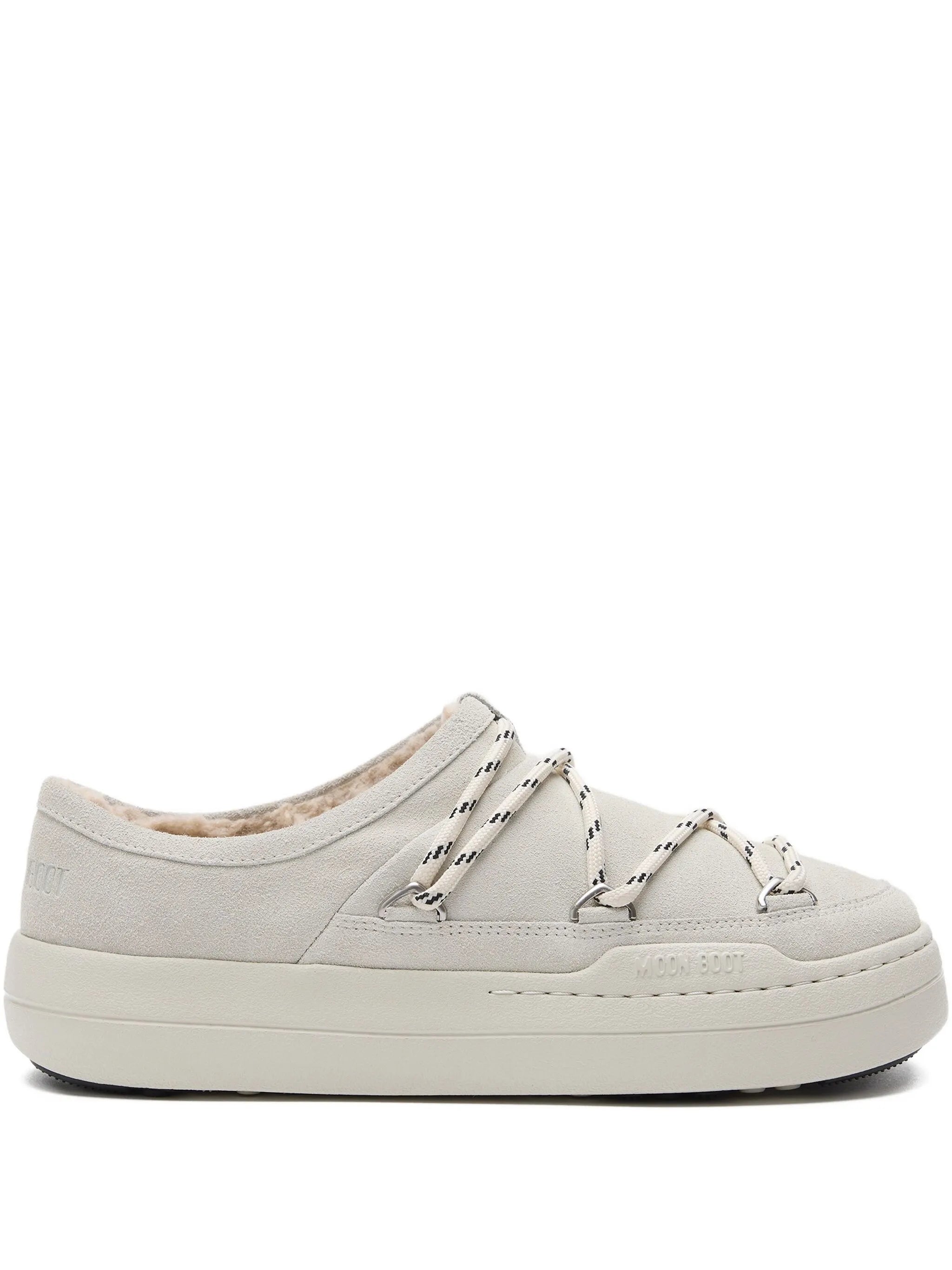 Park lace-up shearling slip-ons