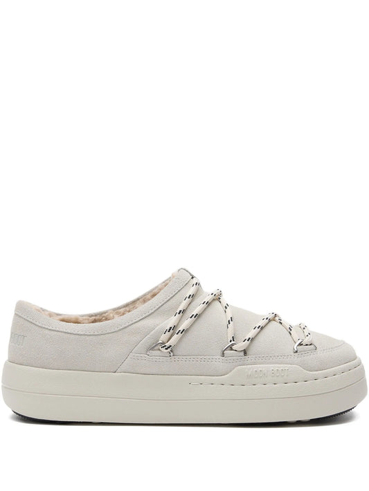 Park lace-up shearling slip-ons