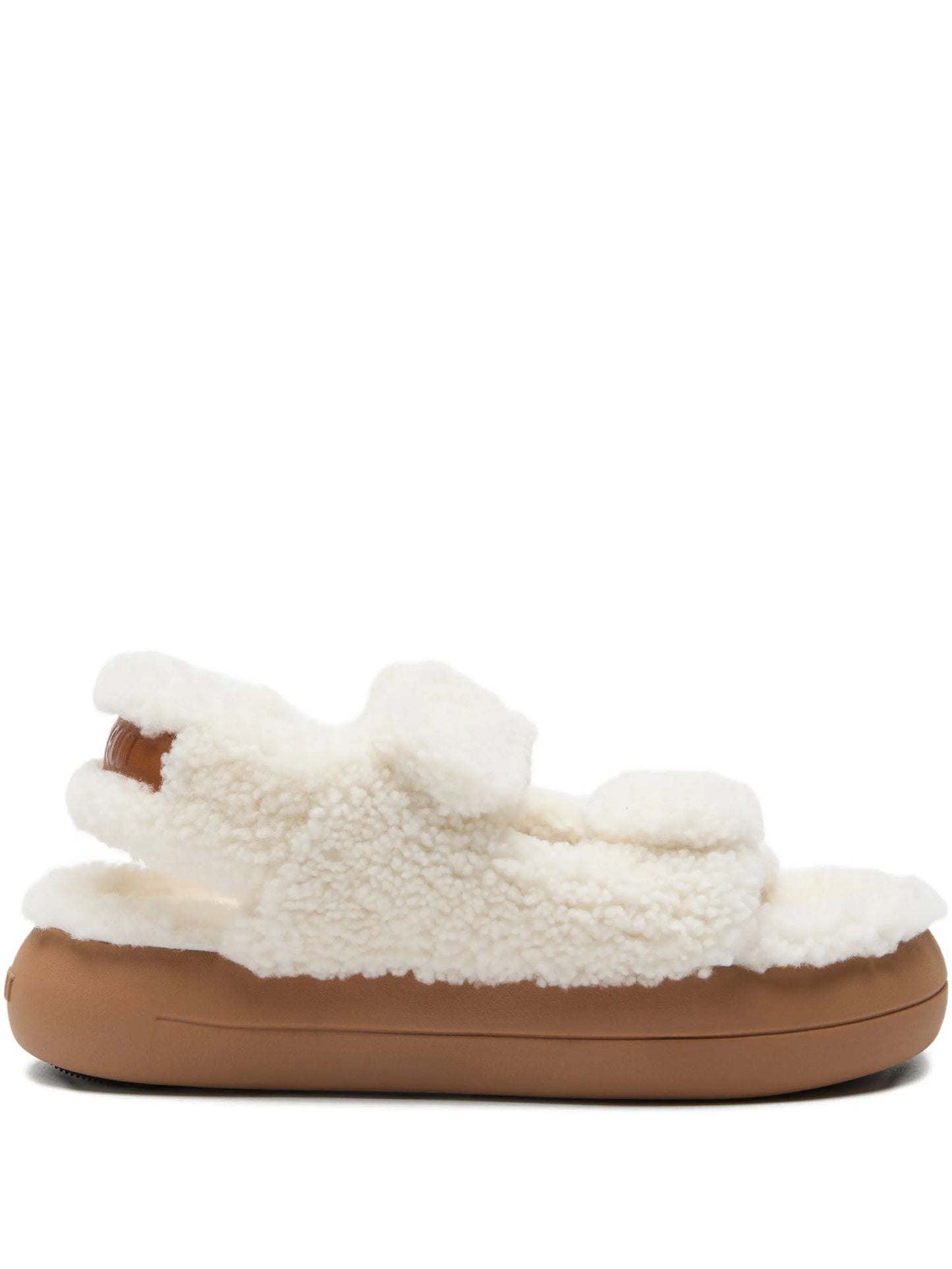 shearling sandals