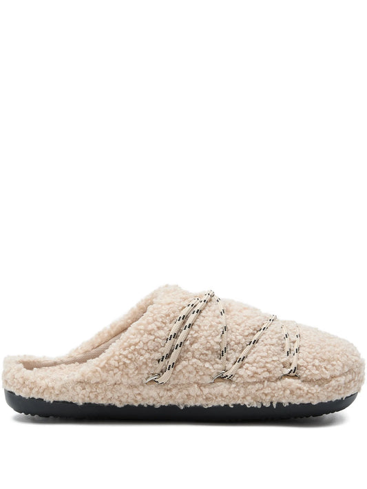 teddy cozy slippers