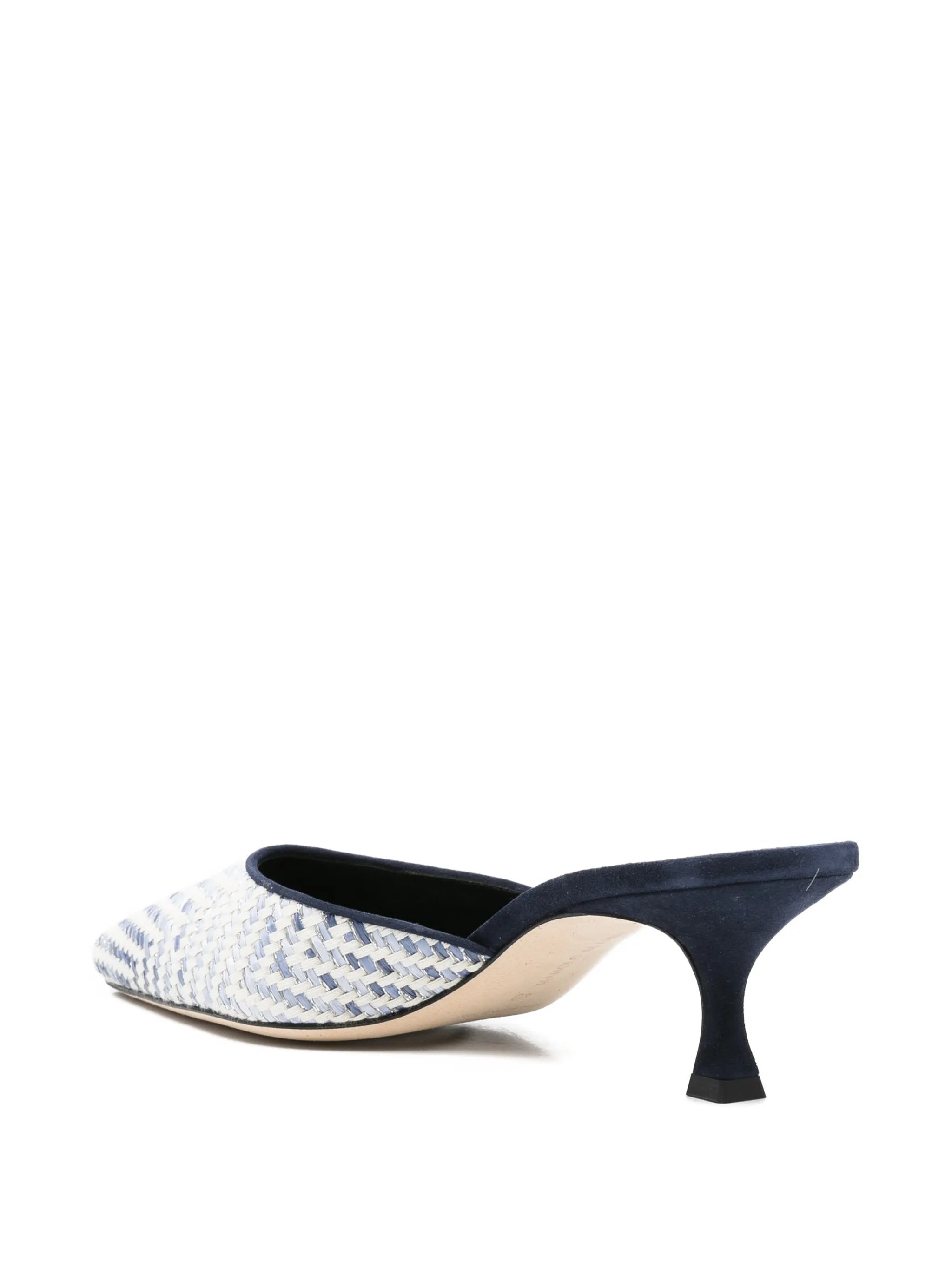 Carolynemu raffia mules