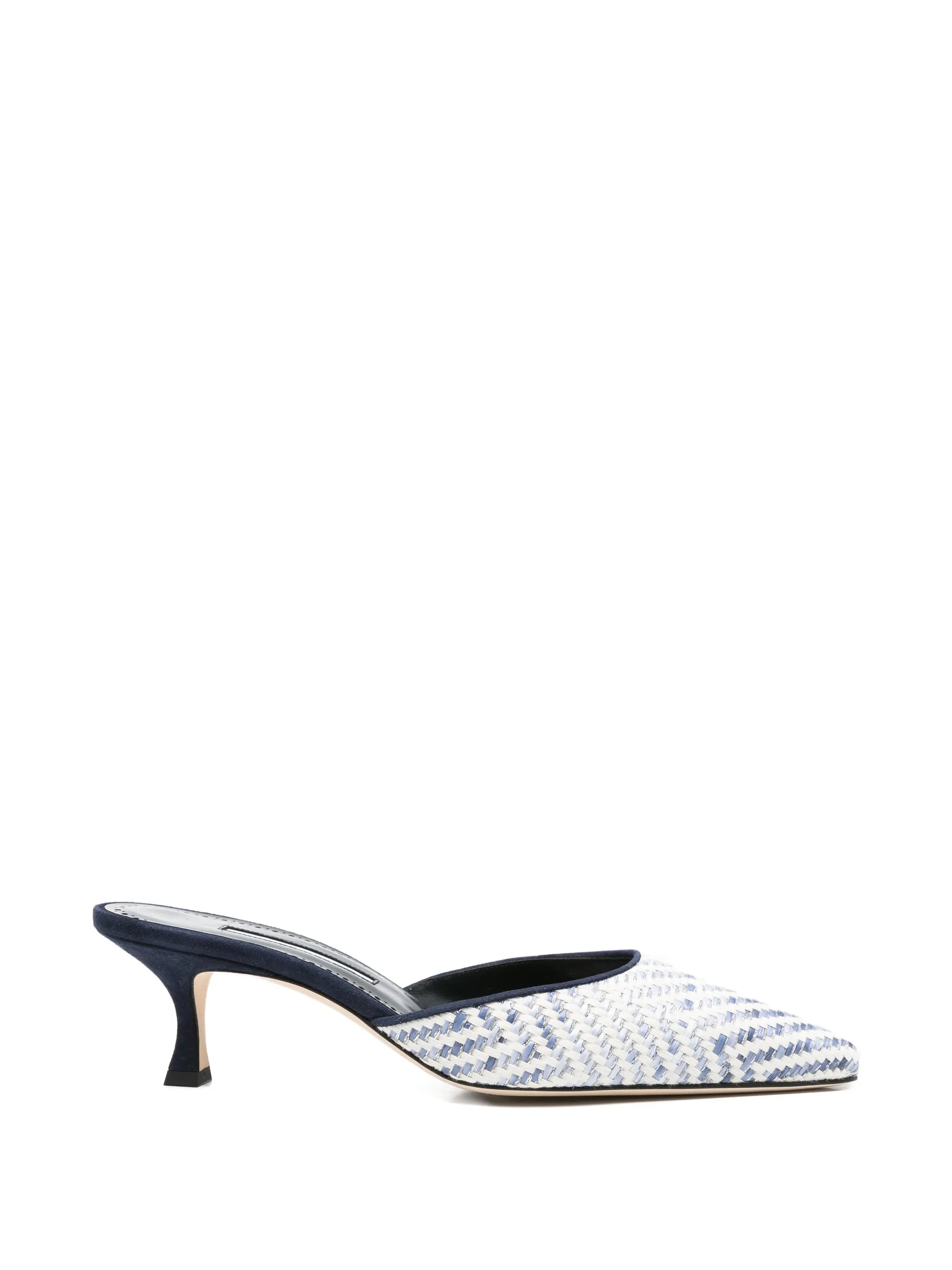 Carolynemu raffia mules