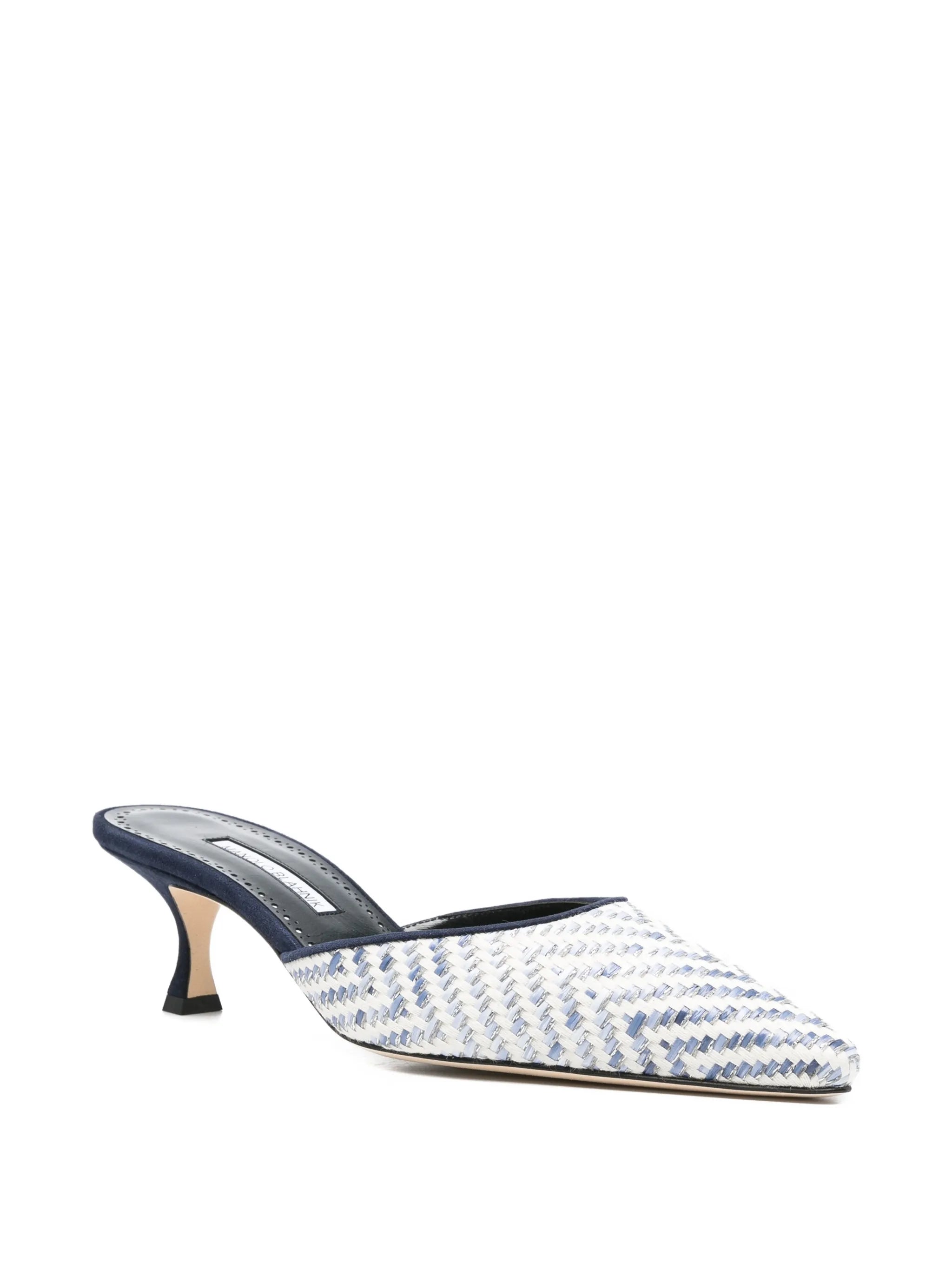Carolynemu raffia mules