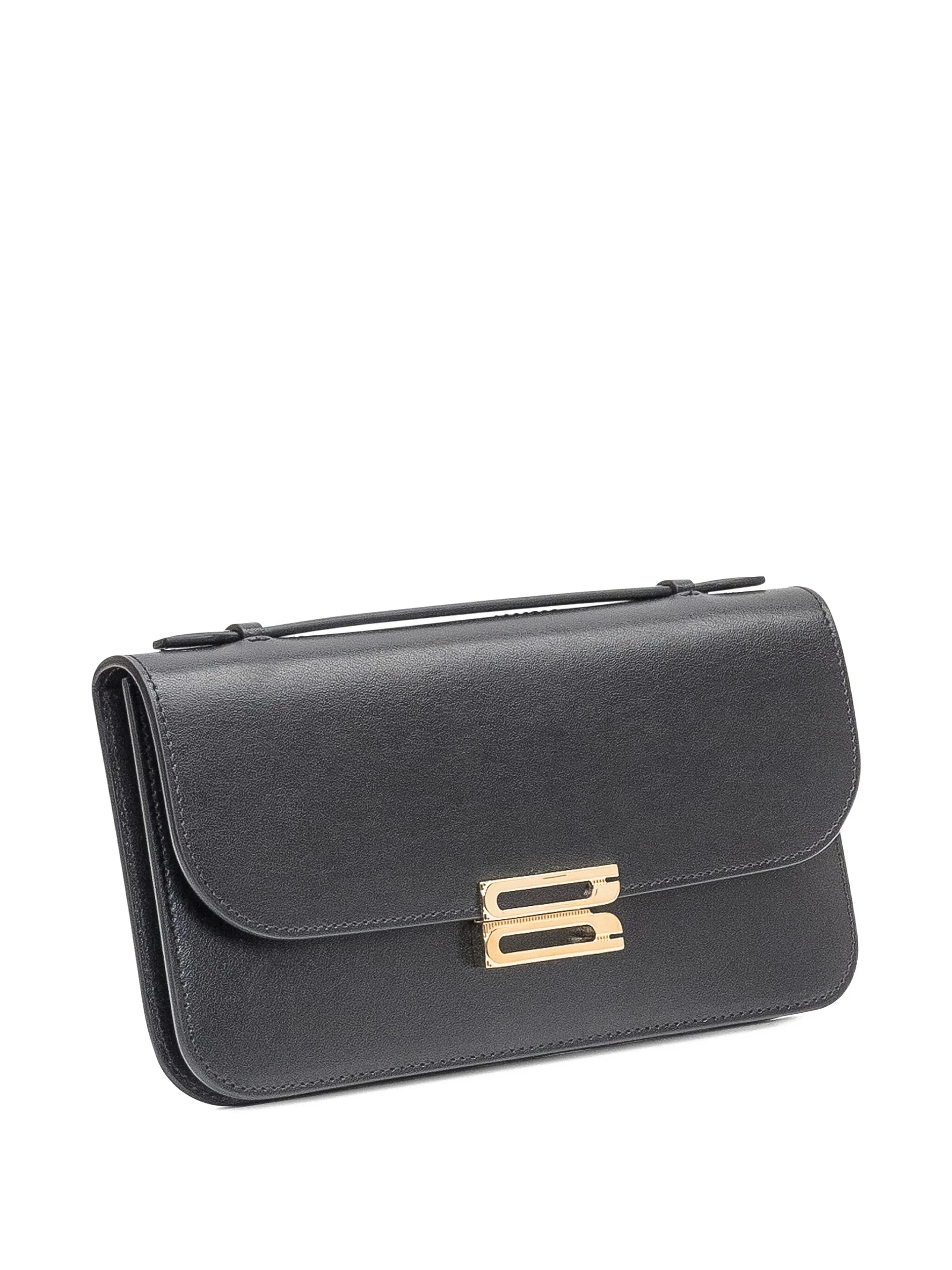 medium Dorian leather pochette