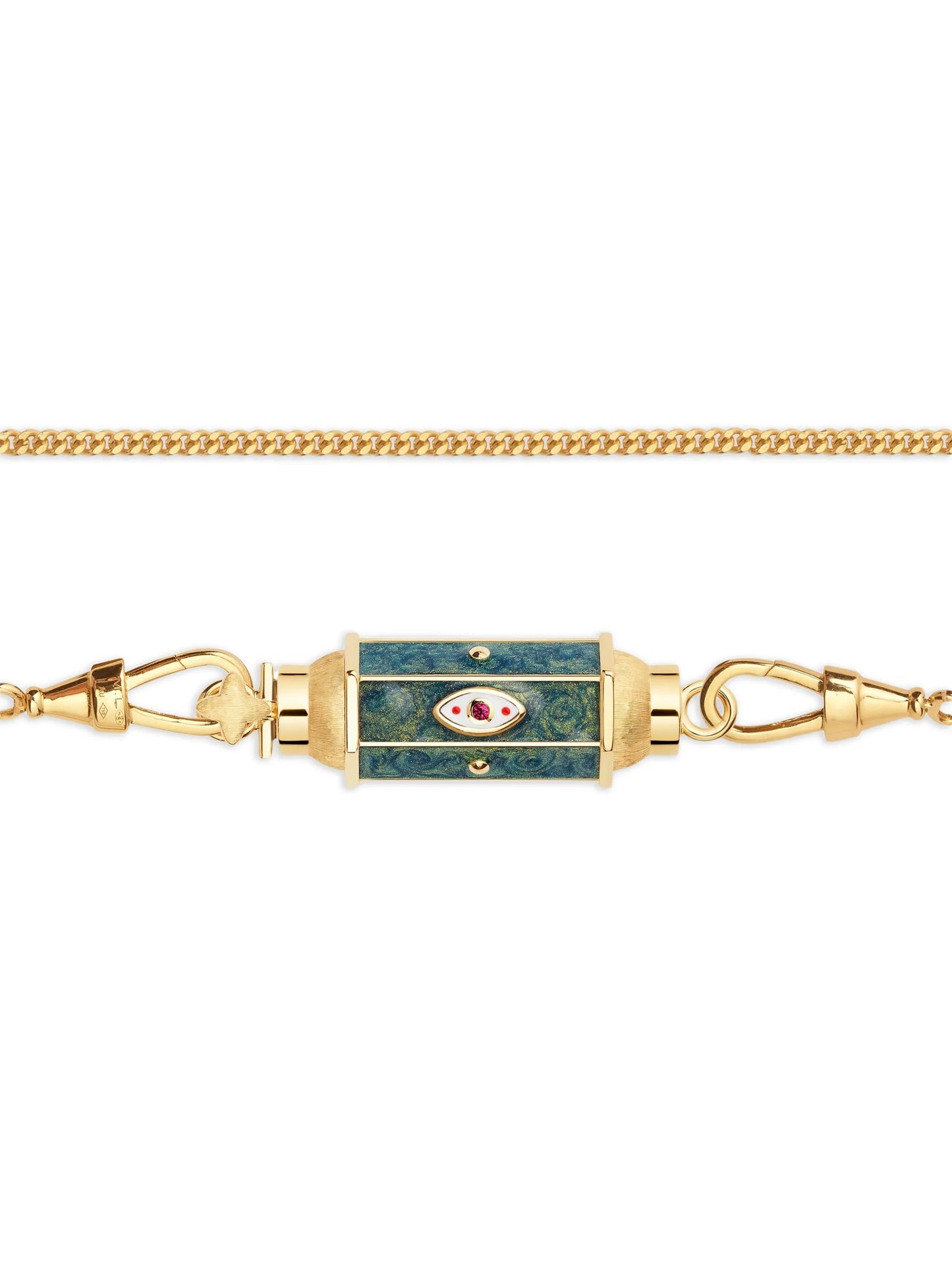 18CT yellow gold Evil Eye necklace