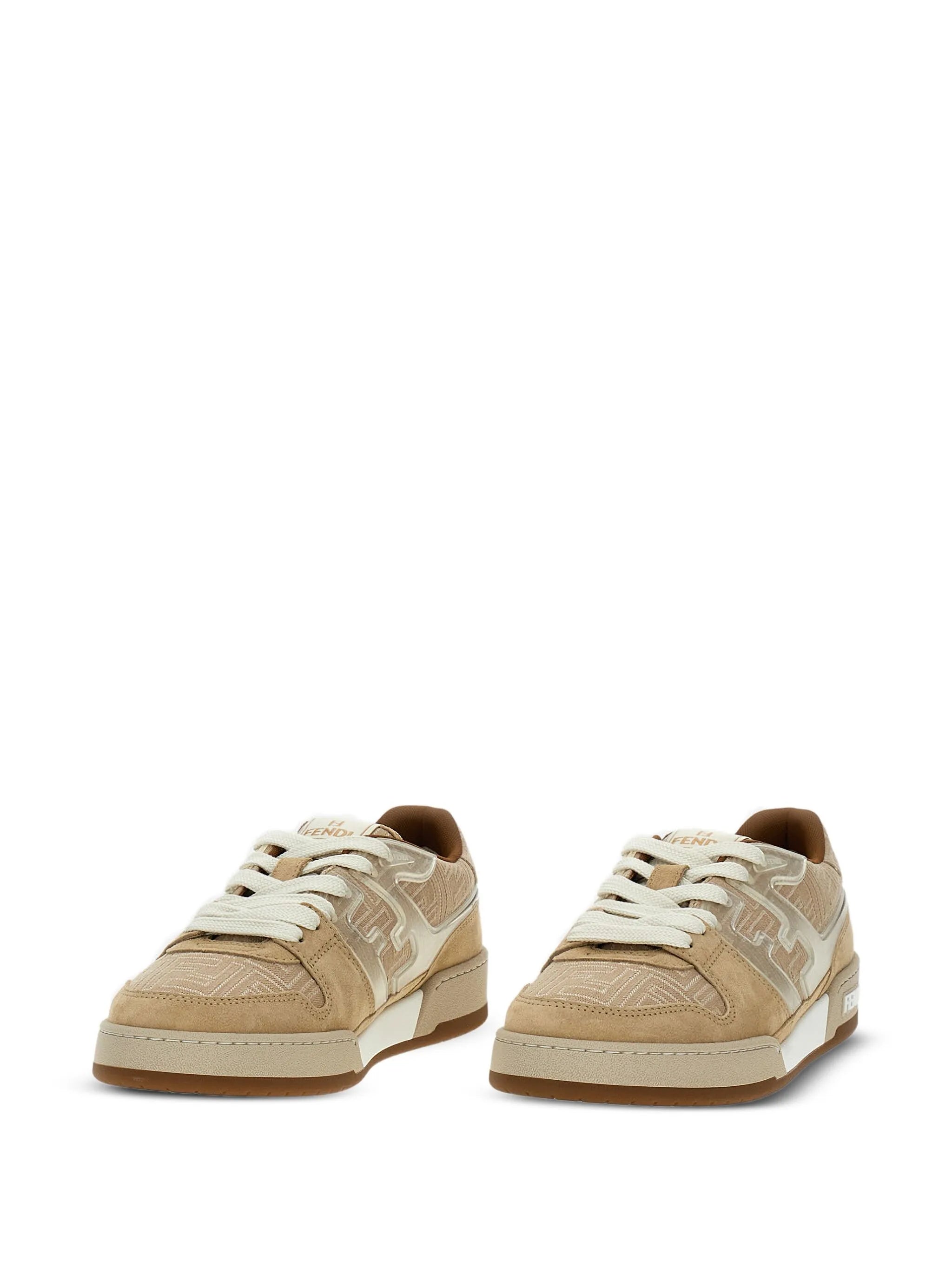 Match jacquard lace-up sneakers