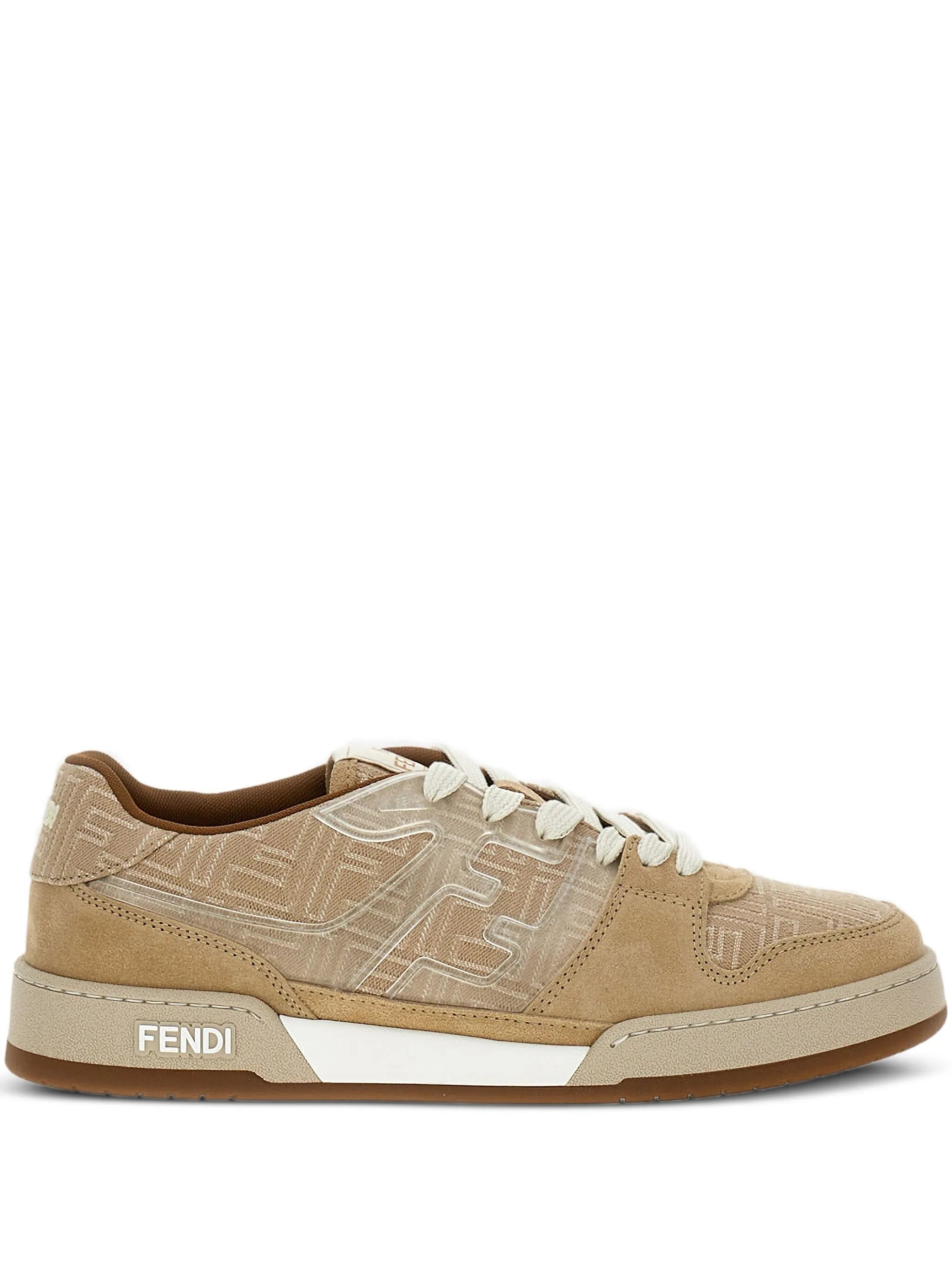 Match jacquard lace-up sneakers