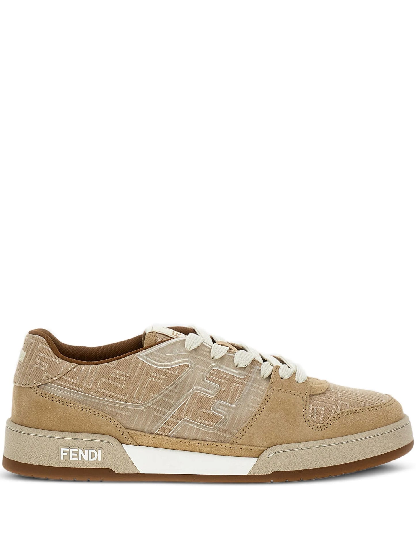 Match jacquard lace-up sneakers