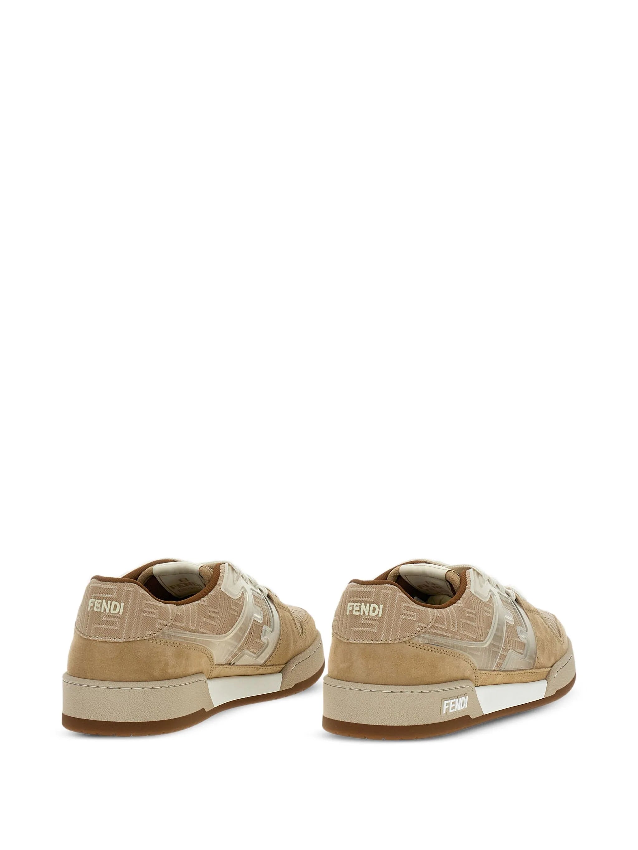 Match jacquard lace-up sneakers