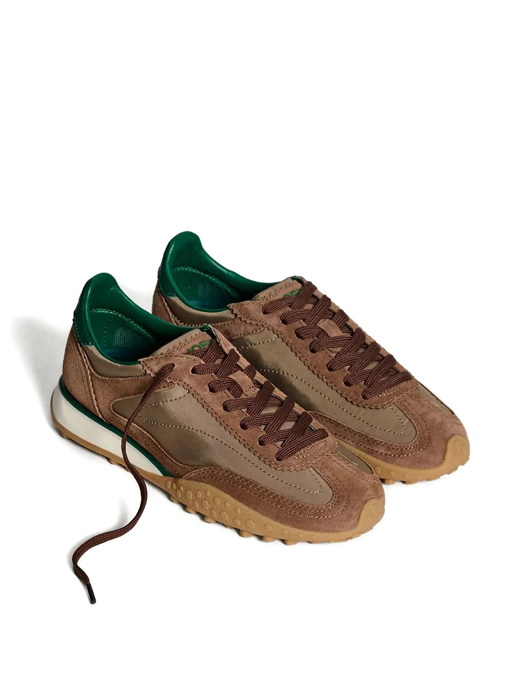 35mm Bridge Mkii lace-up panelled sneakers