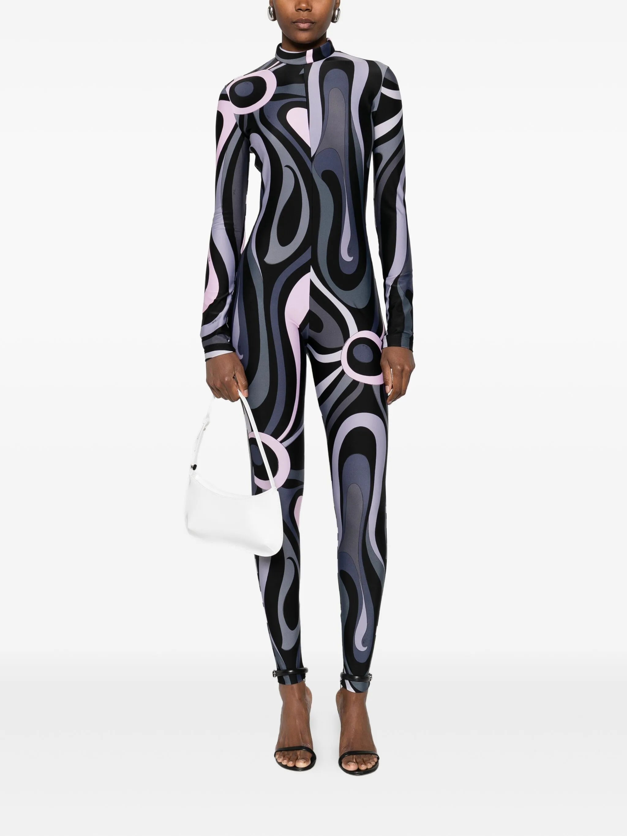 marmo-print jumpsuit