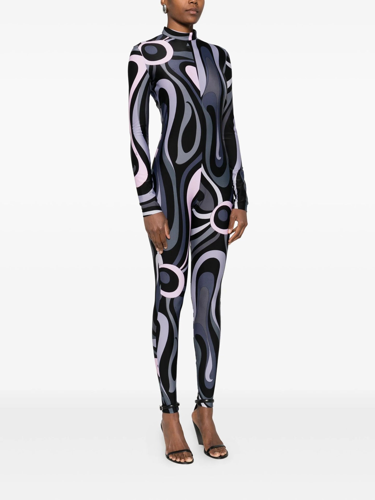 marmo-print jumpsuit