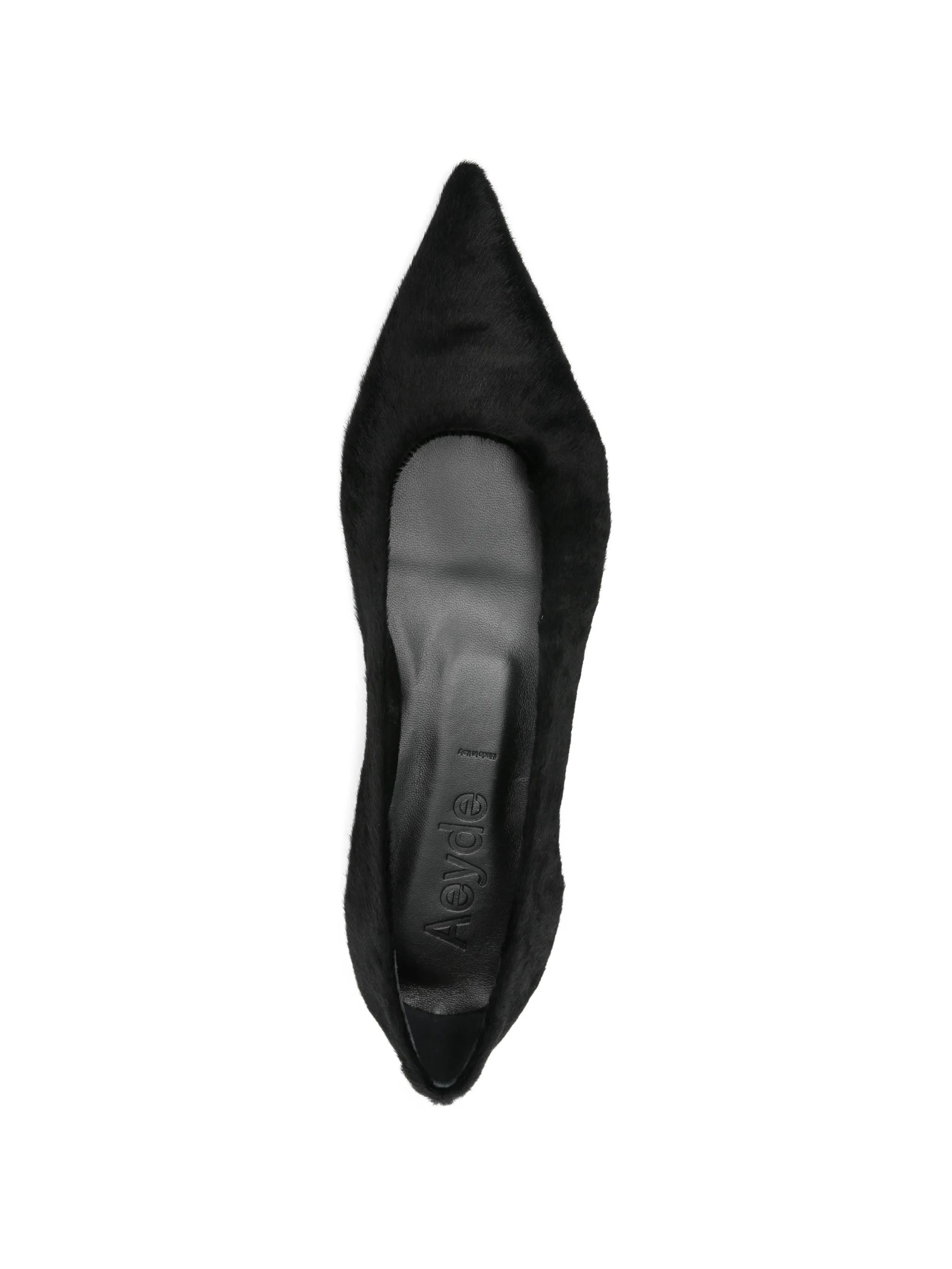 Cassy calf-hair ballet flats
