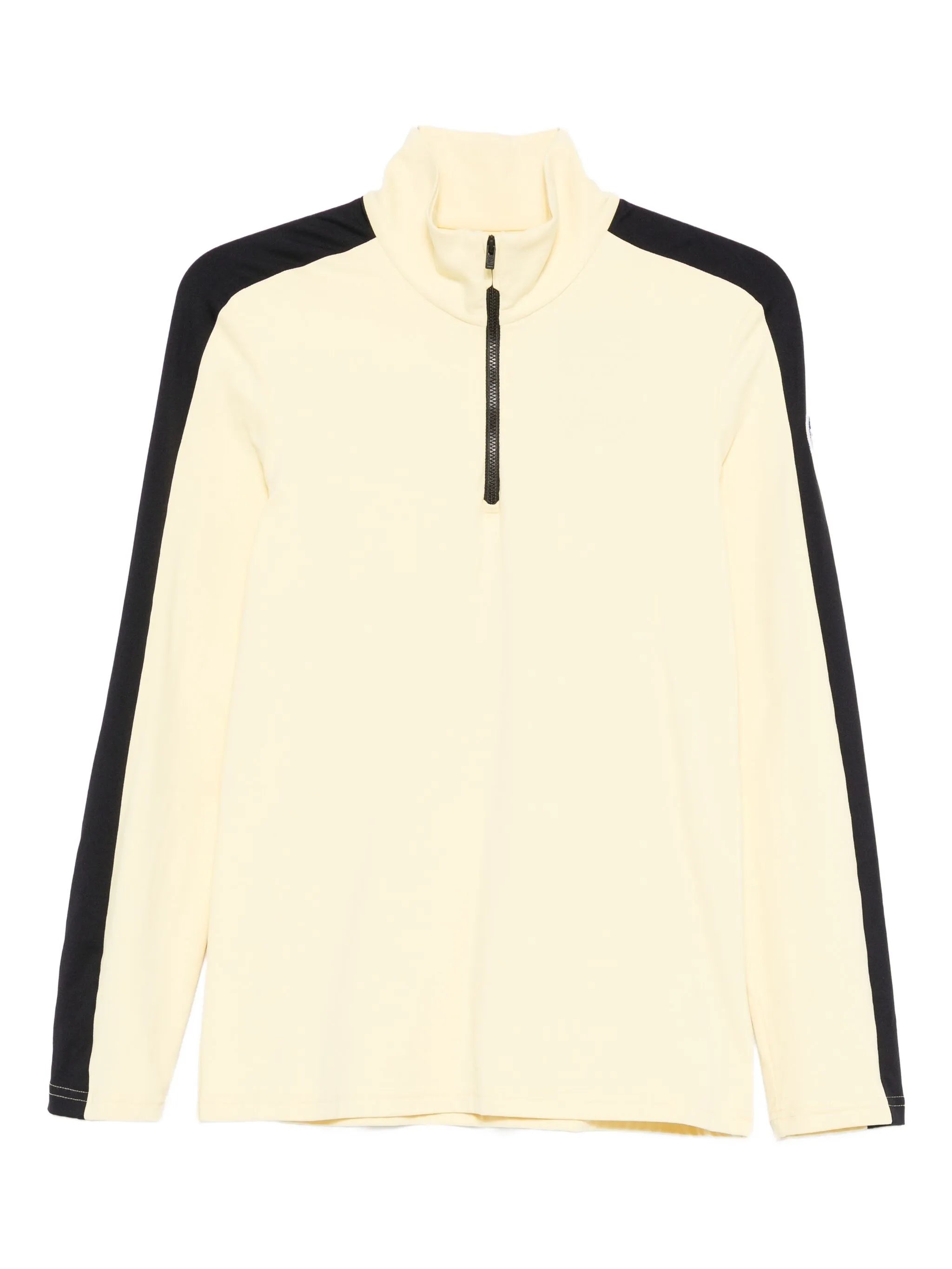 Alpille half-zip panelled top
