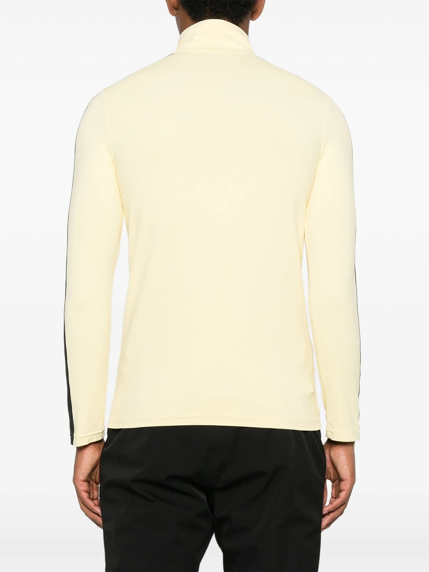 Alpille half-zip panelled top