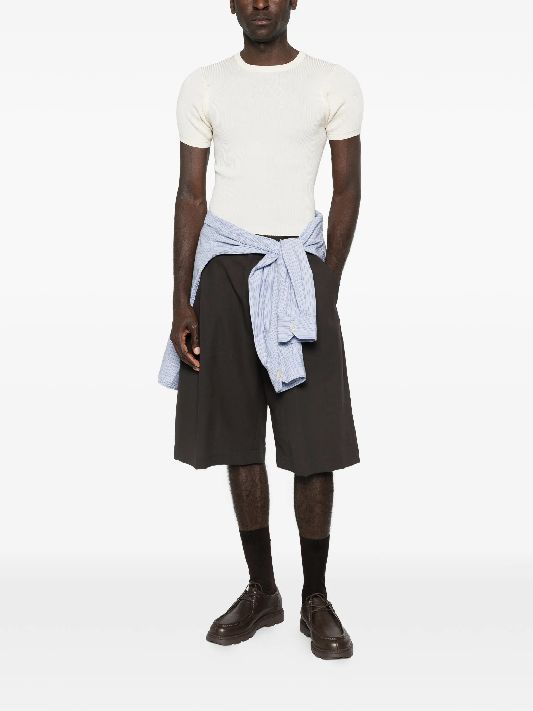 round-neck T-shirt