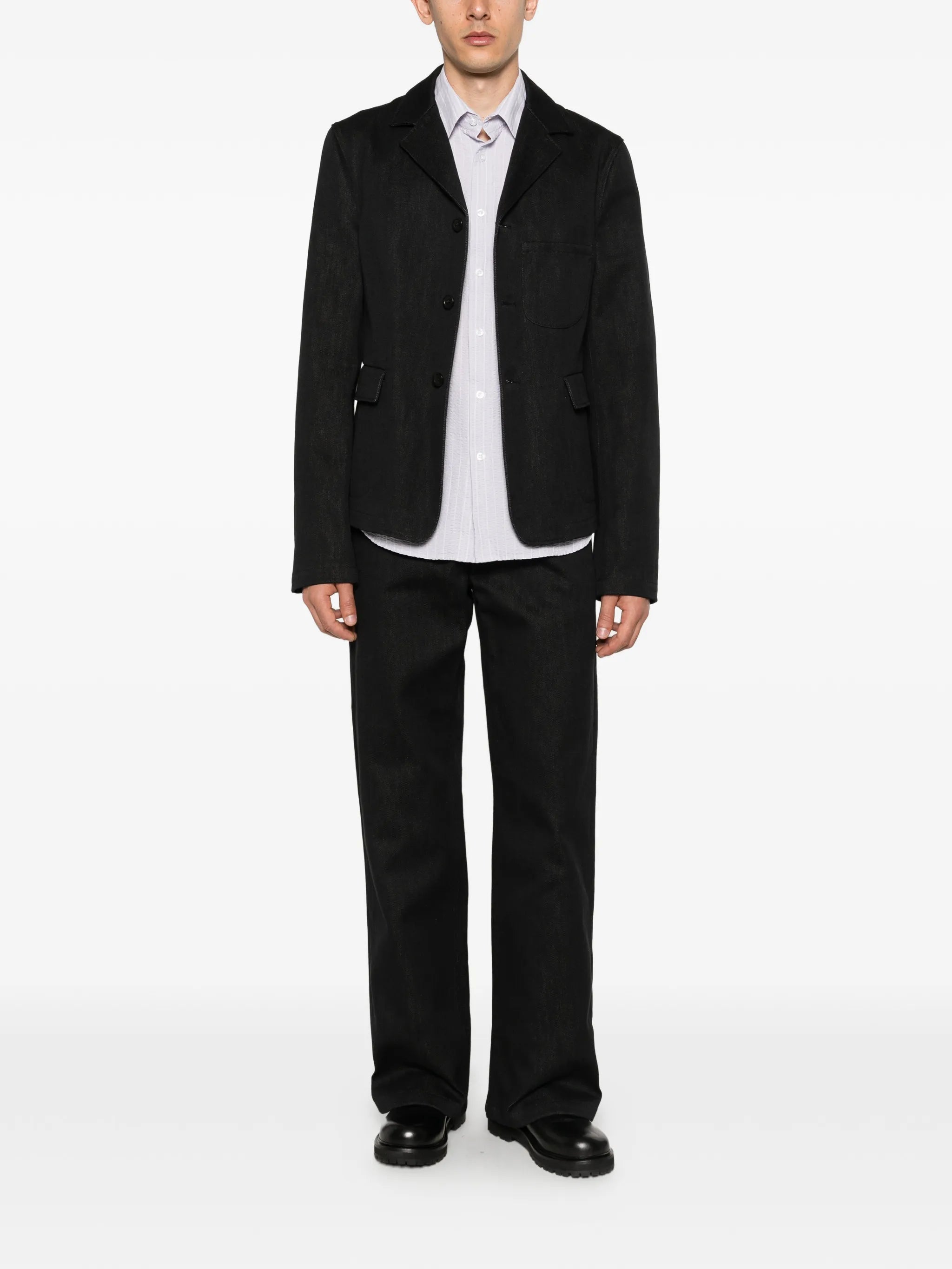 straight leg trousers