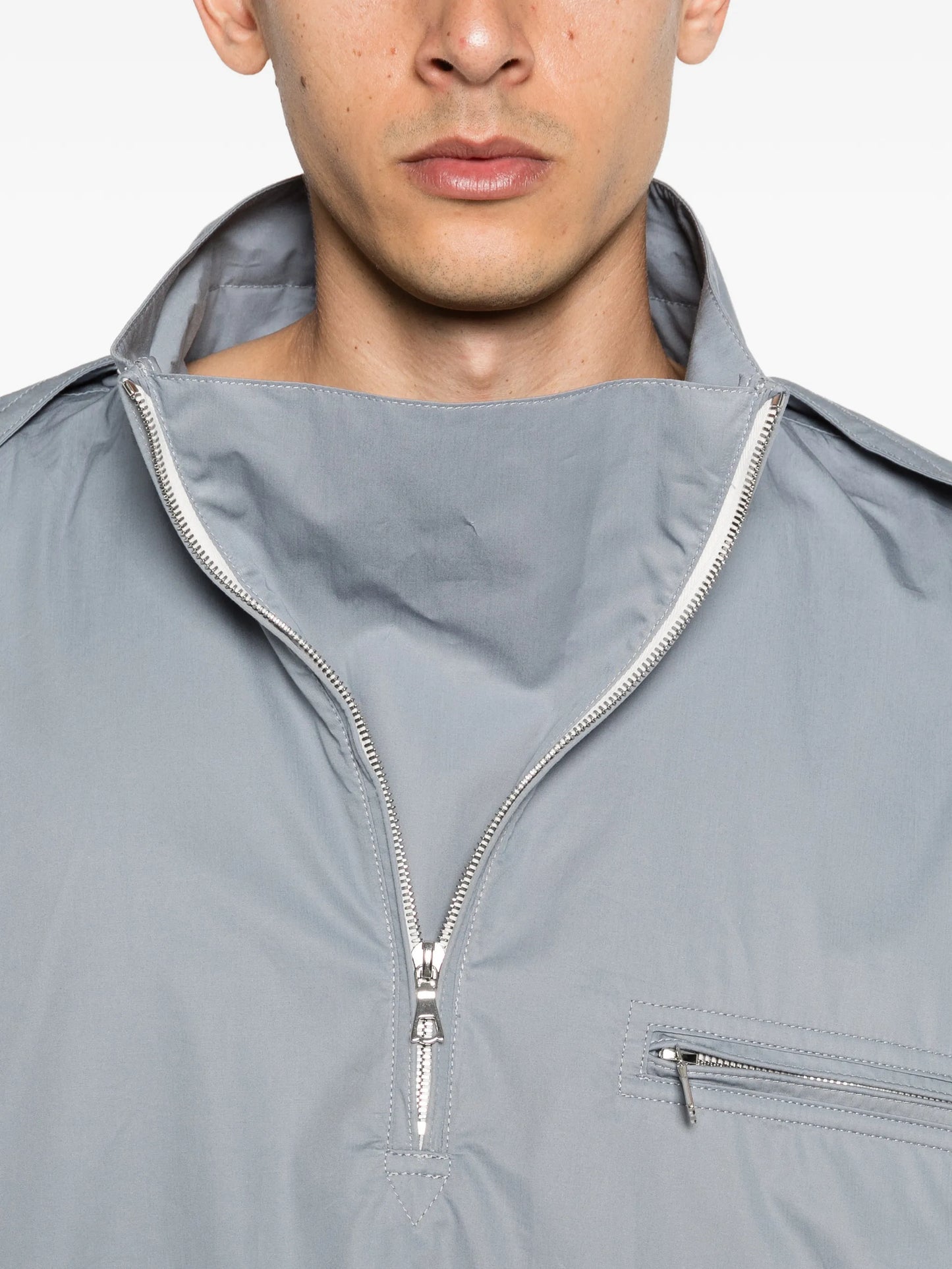 zip pocket cotton jacket