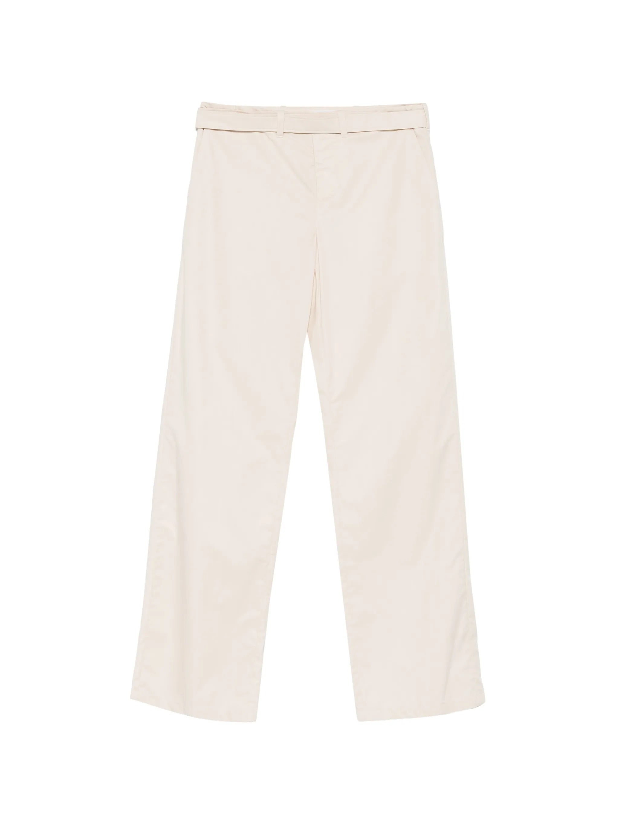 belted suit trousers