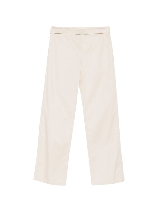 belted suit trousers