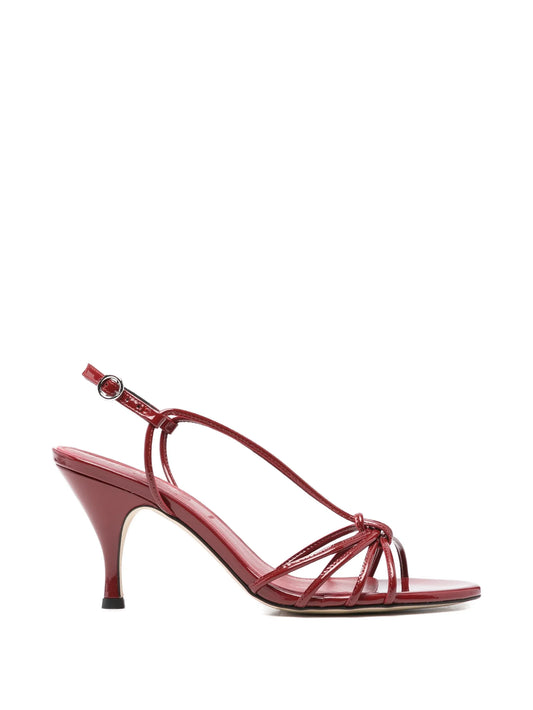 Solange knotted strappy leather sandals