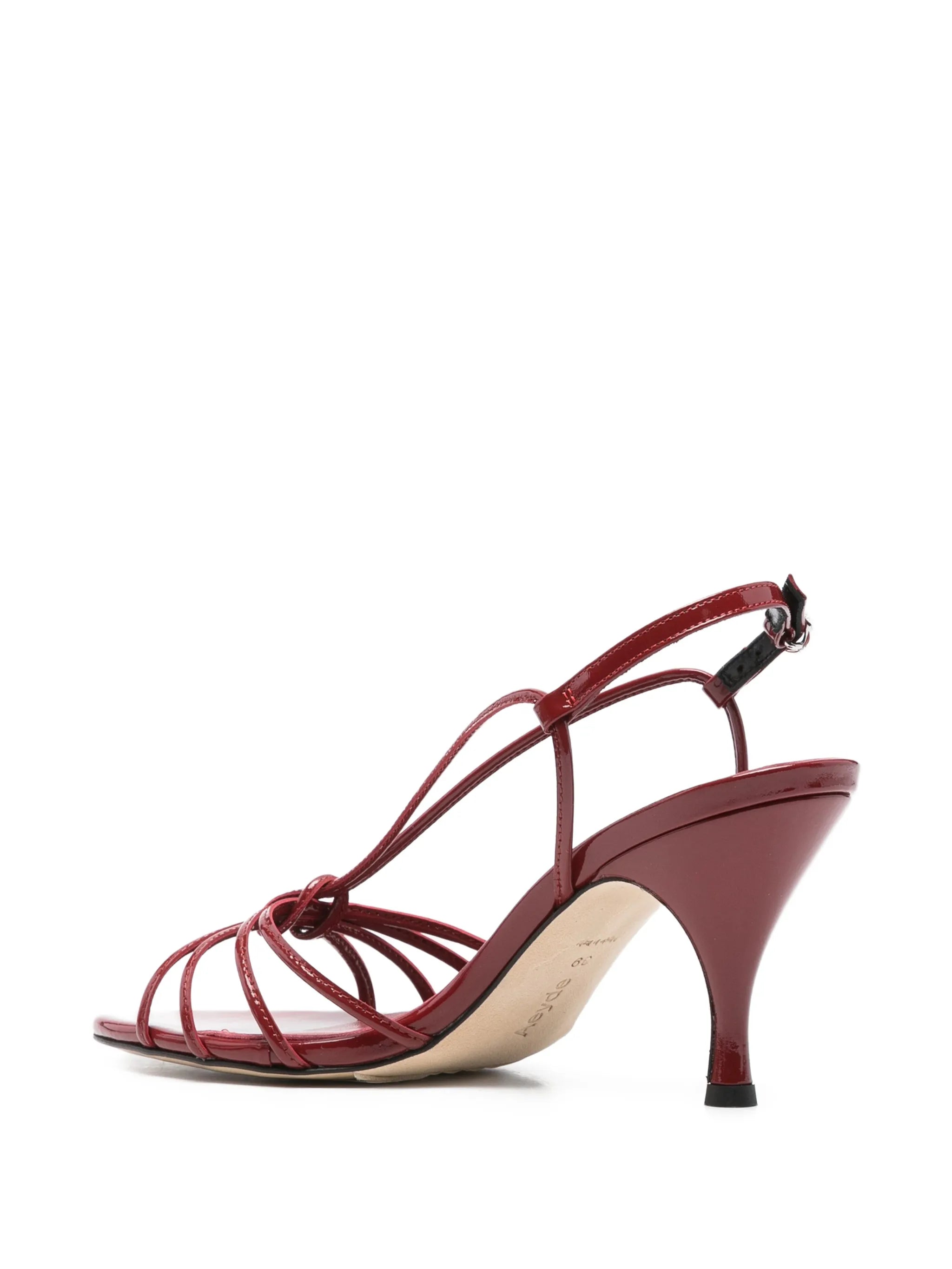Solange knotted strappy leather sandals