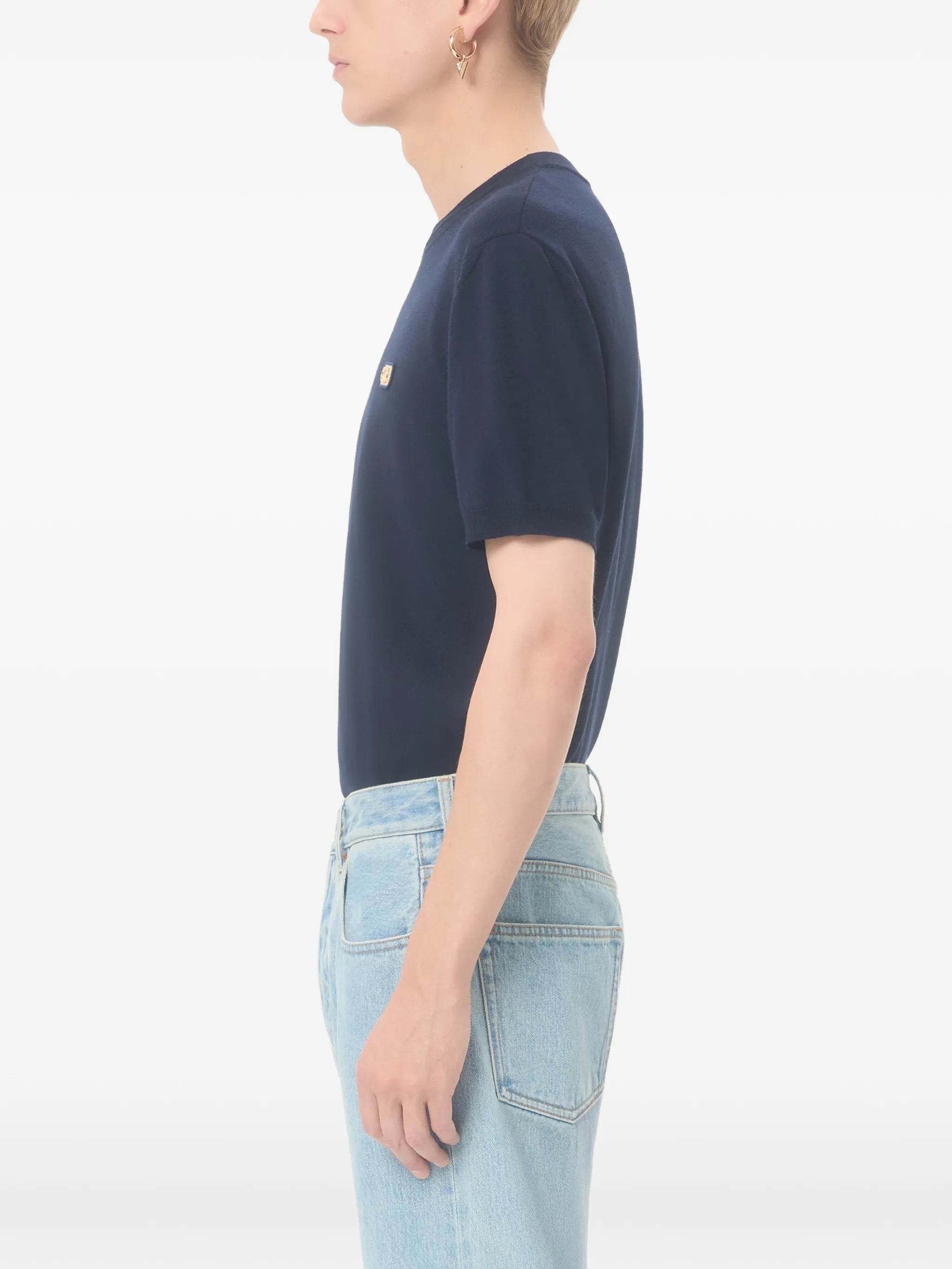 wool t-shirt with VLogo patch