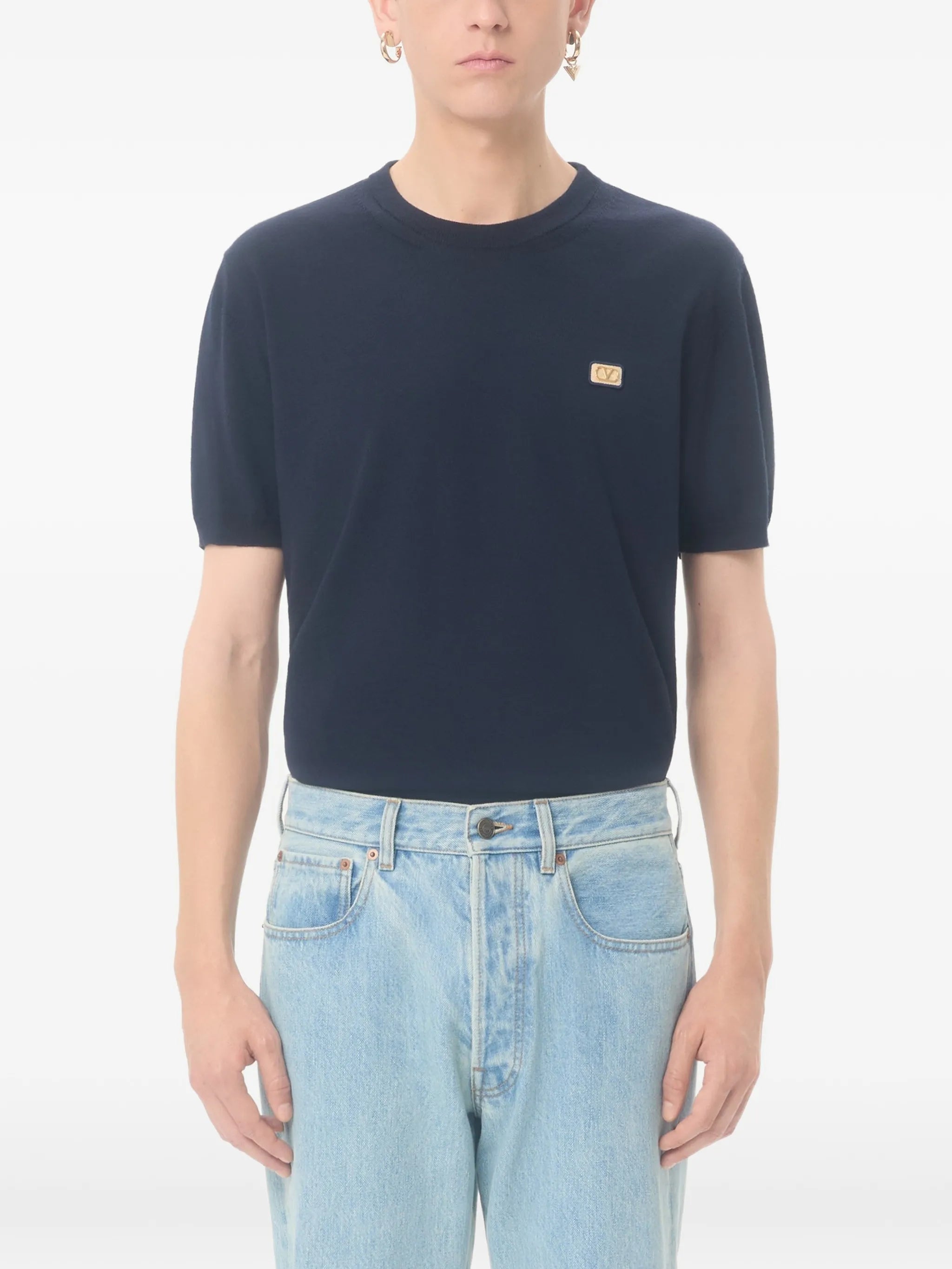 wool t-shirt with VLogo patch