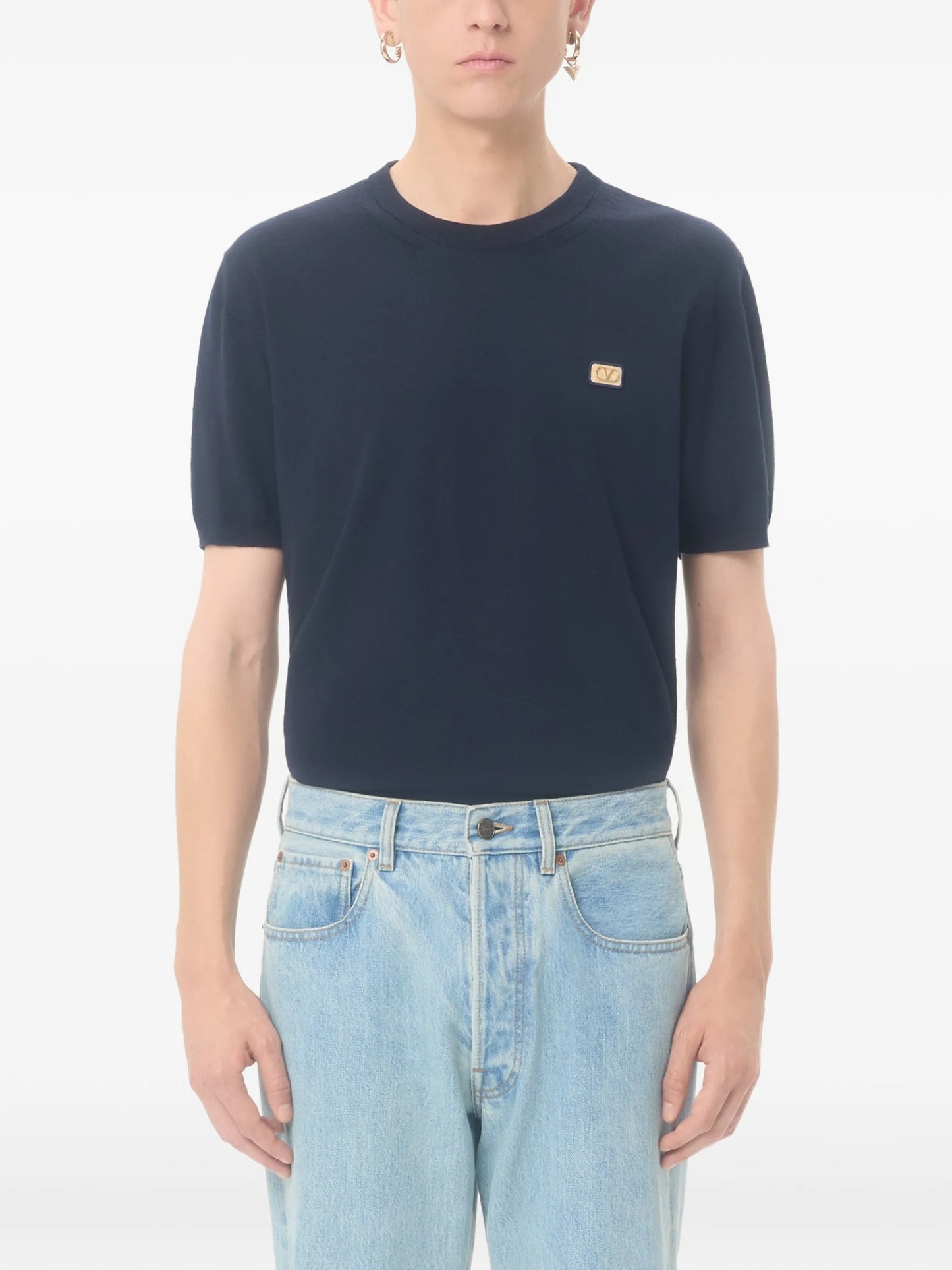 wool t-shirt with VLogo patch