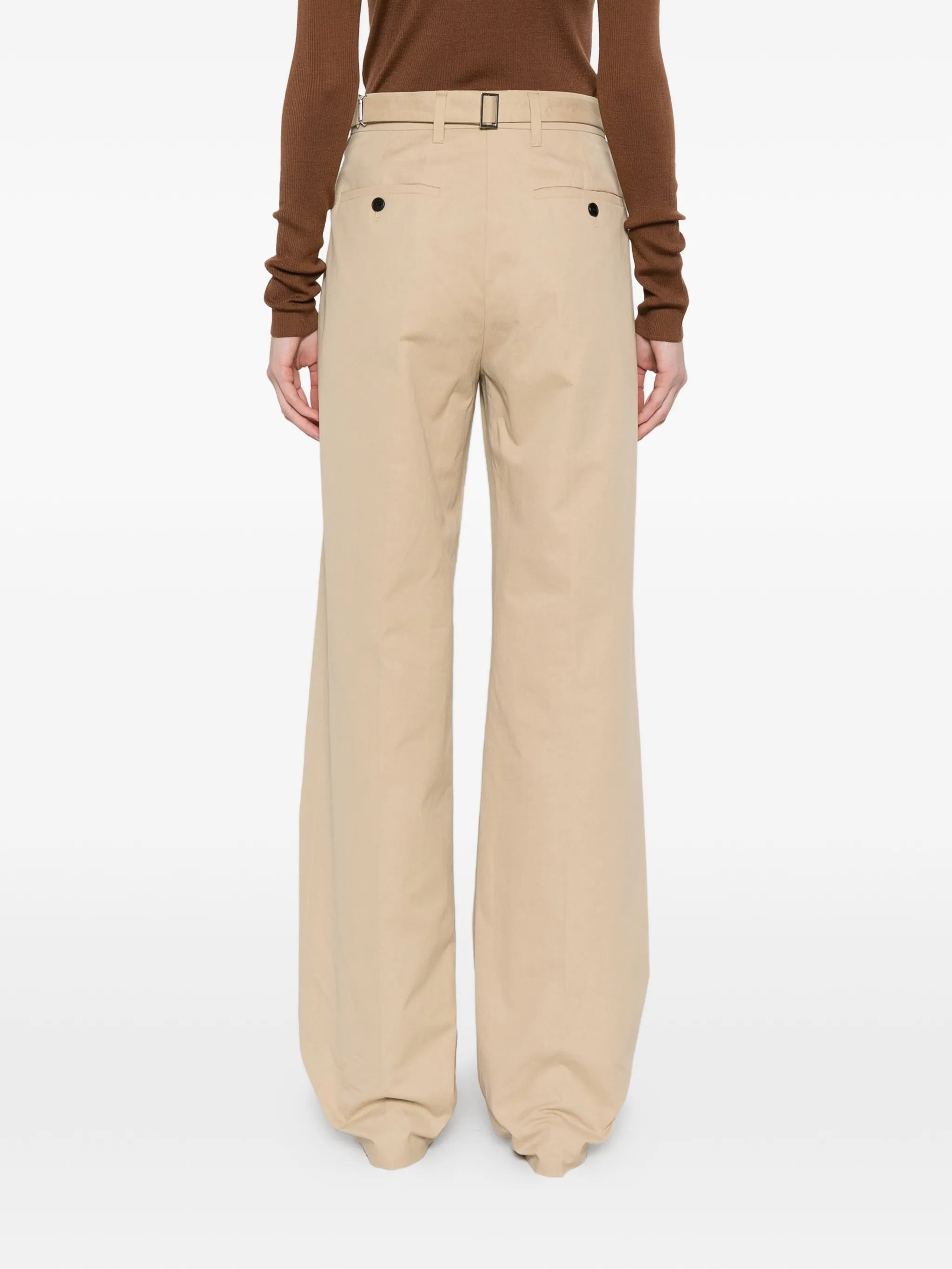 straight-leg trousers