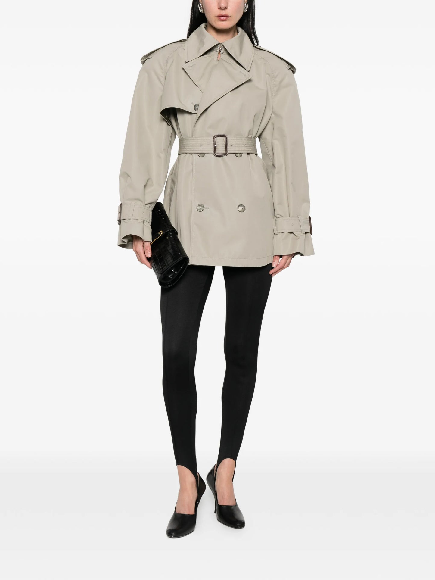belted trench coat