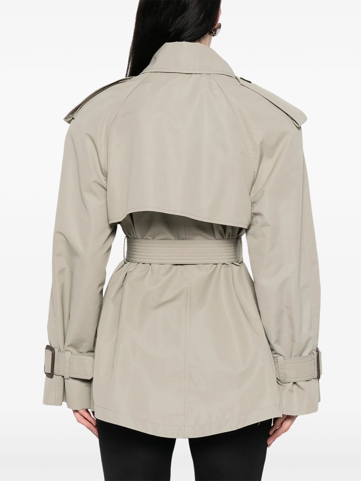 belted trench coat