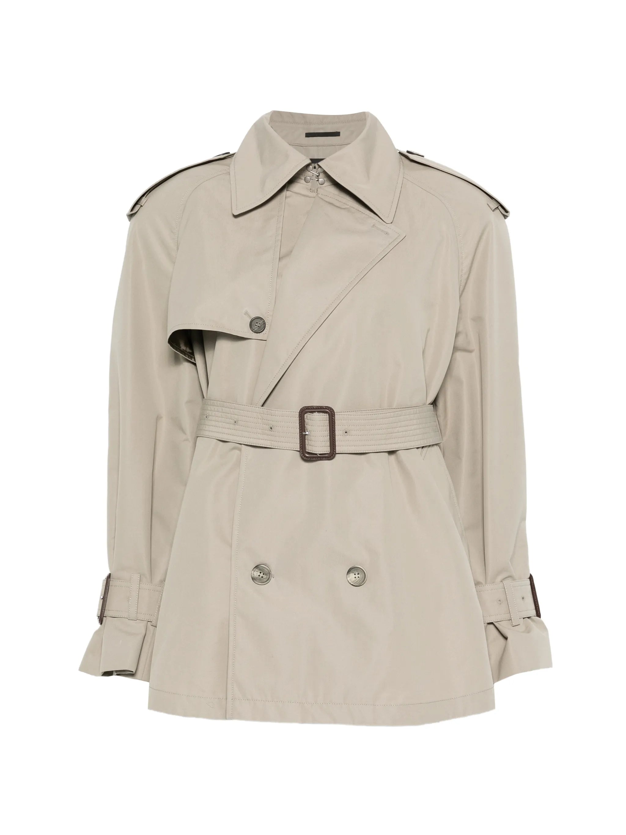 belted trench coat