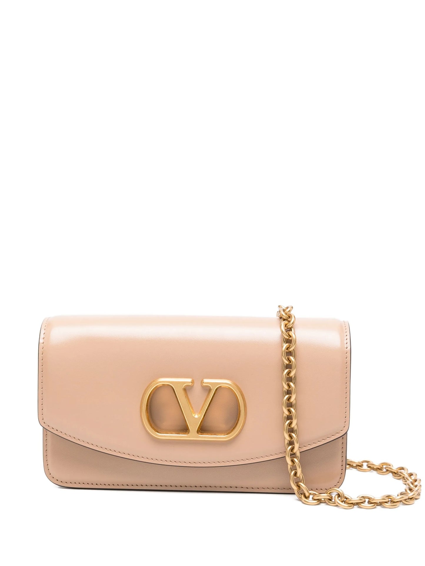 VLogo-signature leather cutch bag