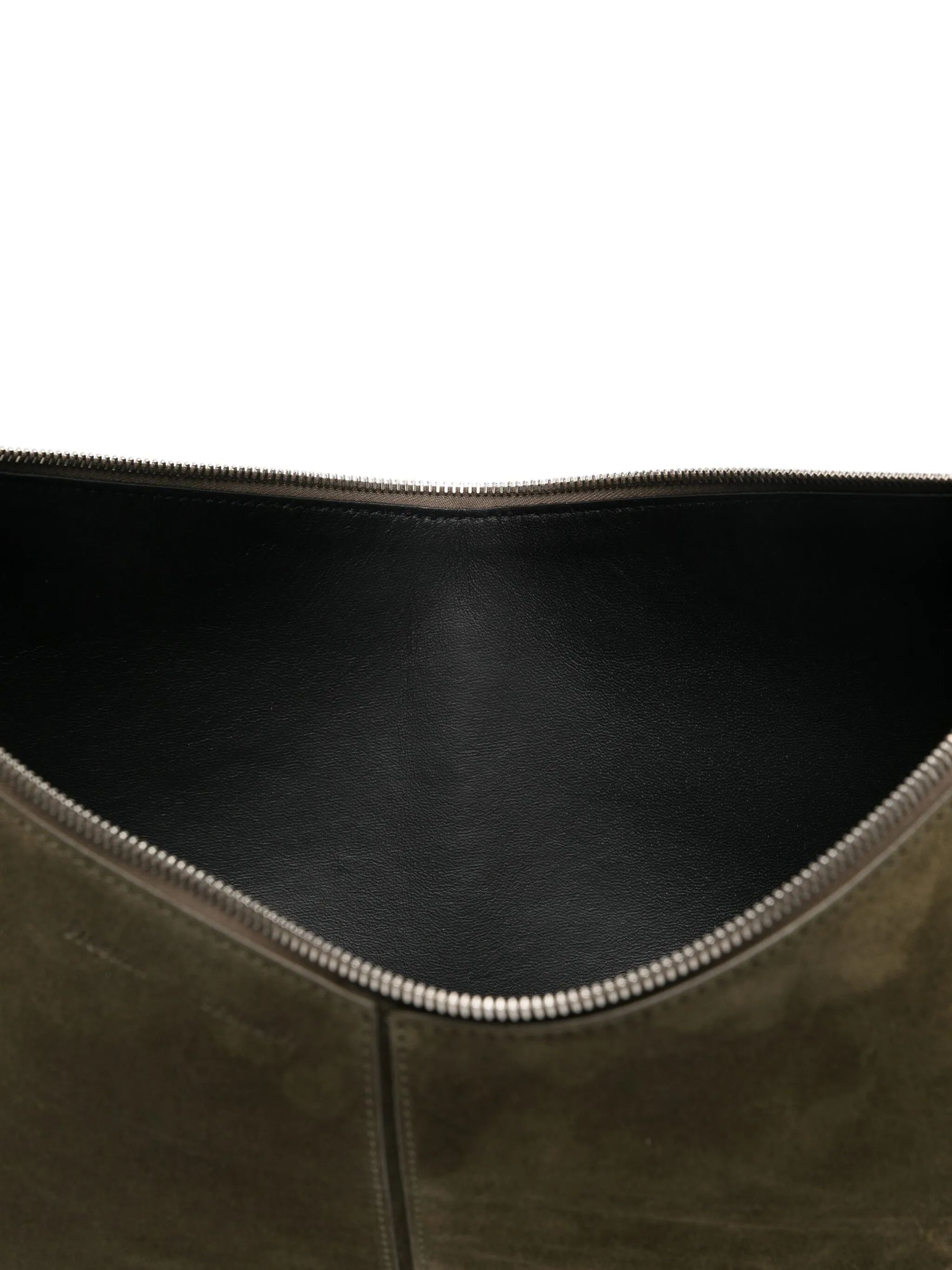 Slide bag in soft suede