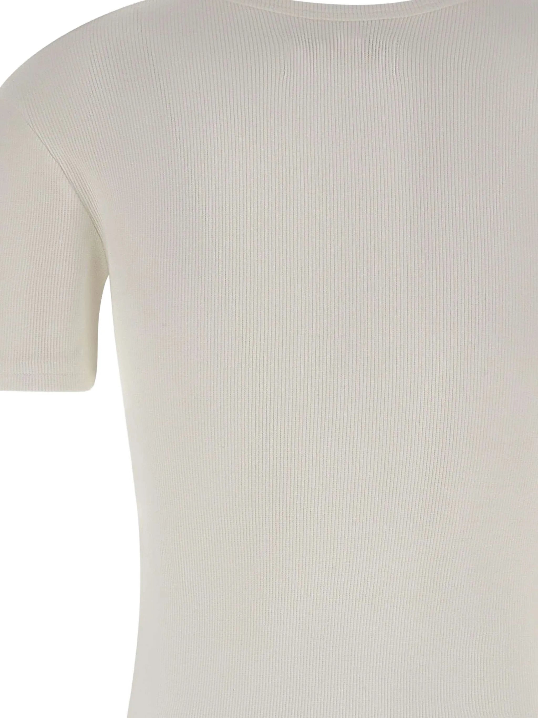 orb-embellished ribbed bodysuit