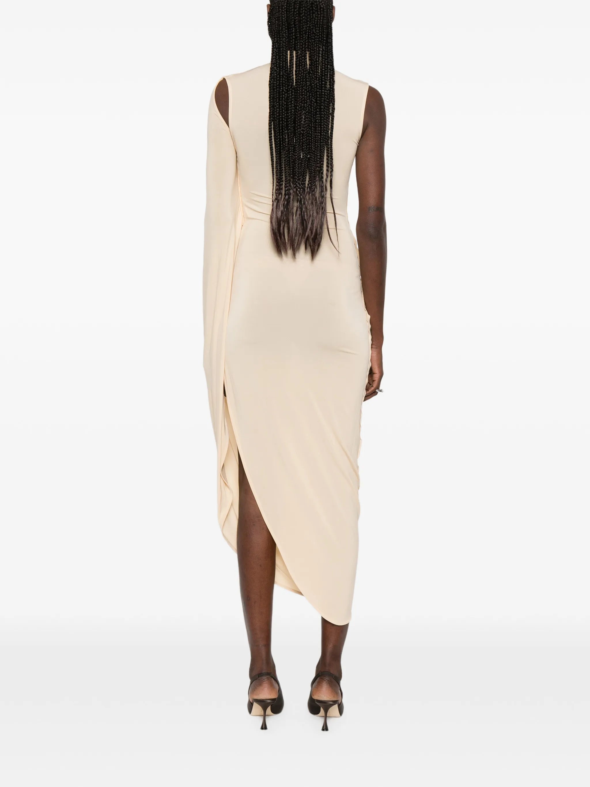 panelled midi dress