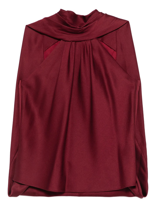 draped blouse
