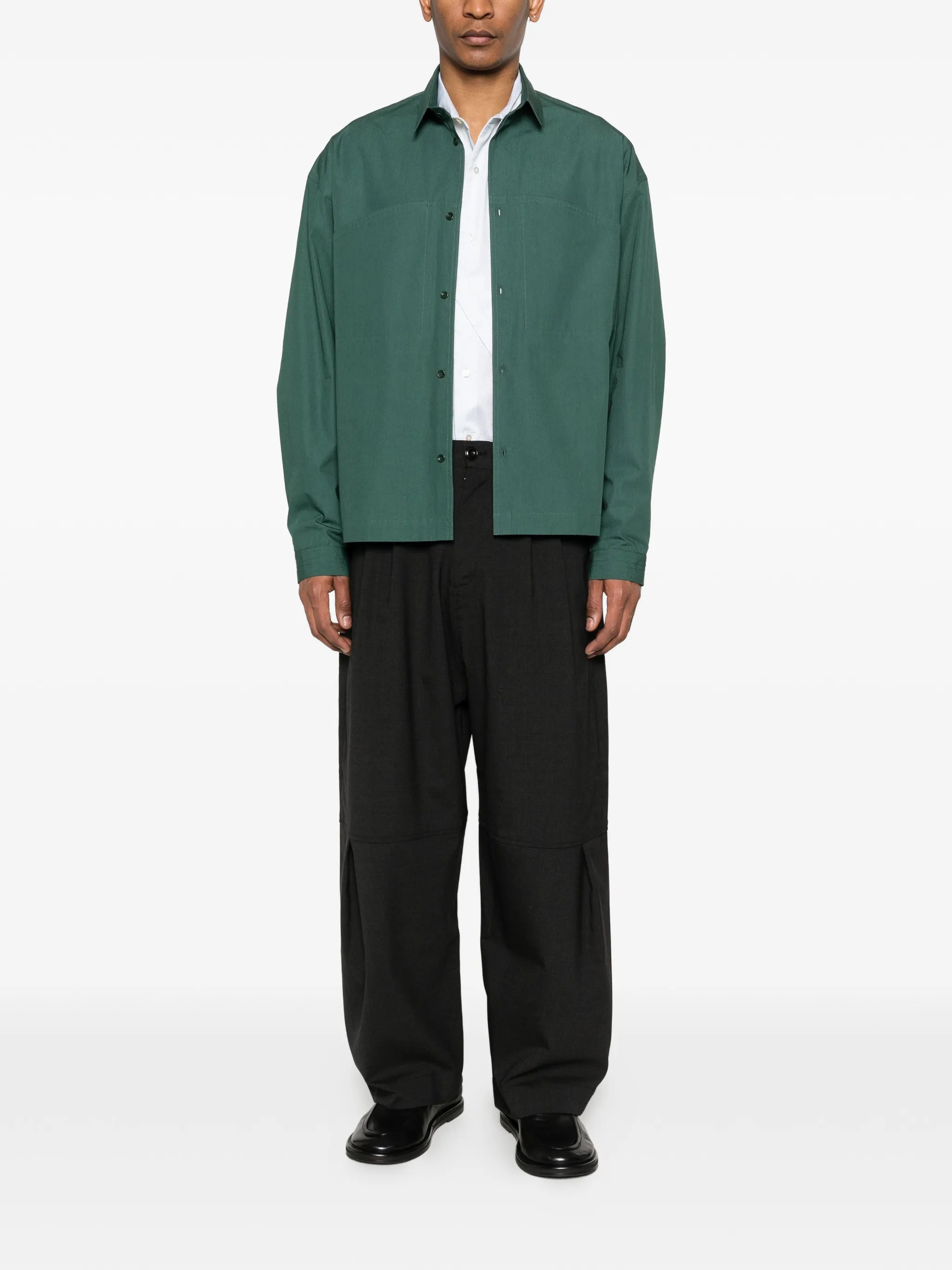 Zushi pleated trousers