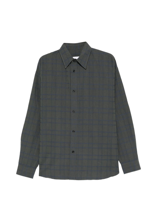 Chisholm oversized long-sleeve check shirt