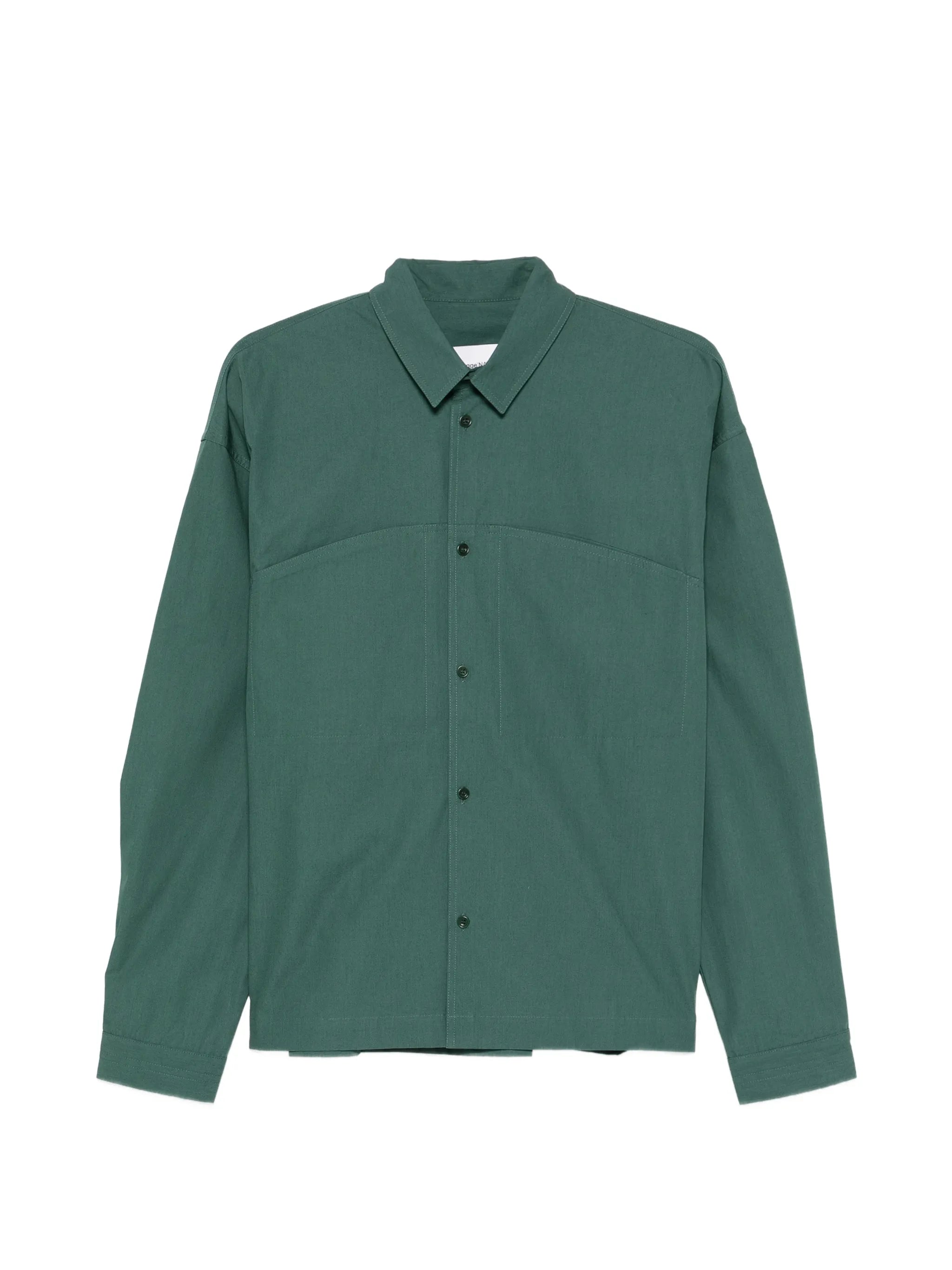 Oval oversized pocket shirt