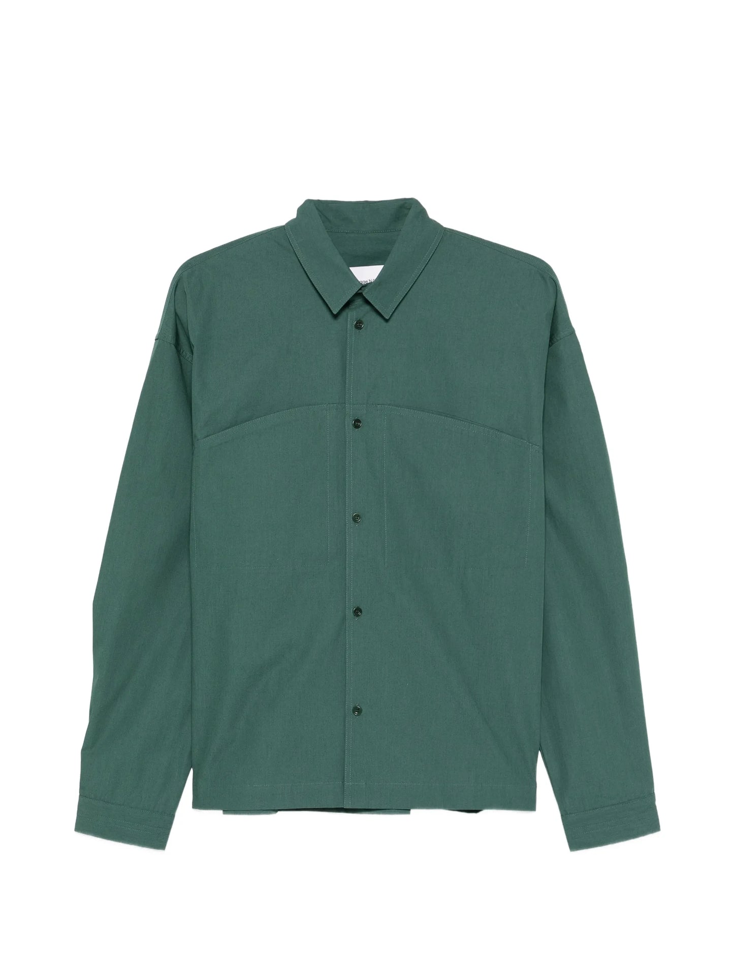 Oval oversized pocket shirt