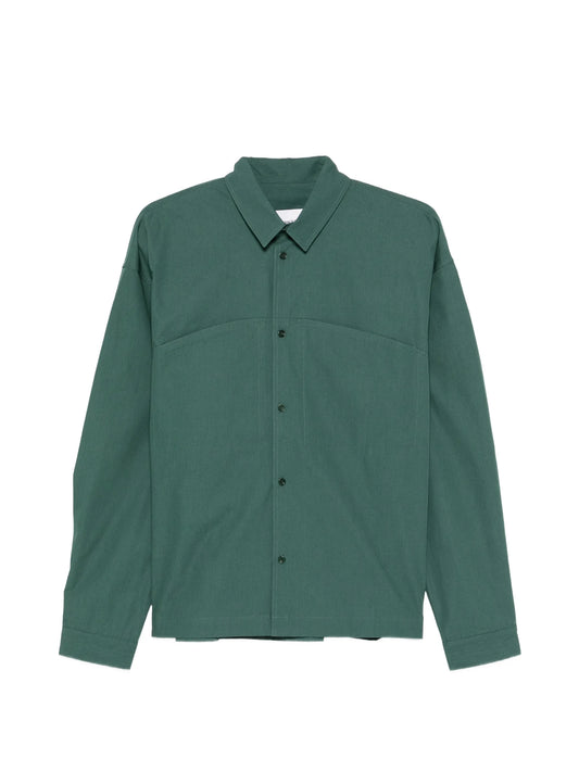 Oval oversized pocket shirt